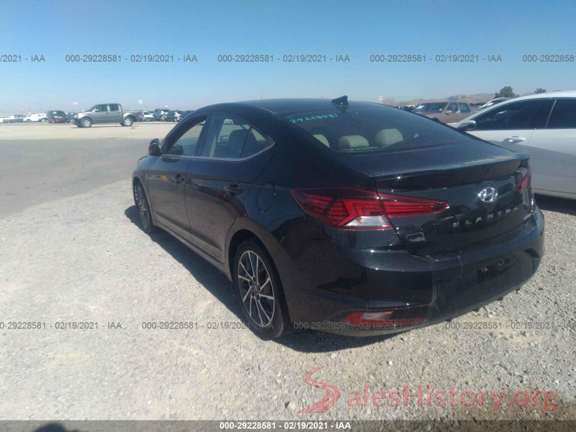 5NPD84LF3LH563570 2020 HYUNDAI ELANTRA