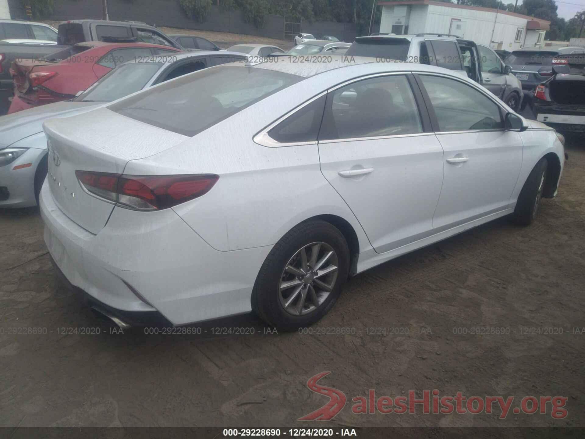 5NPE24AF4JH670455 2018 HYUNDAI SONATA