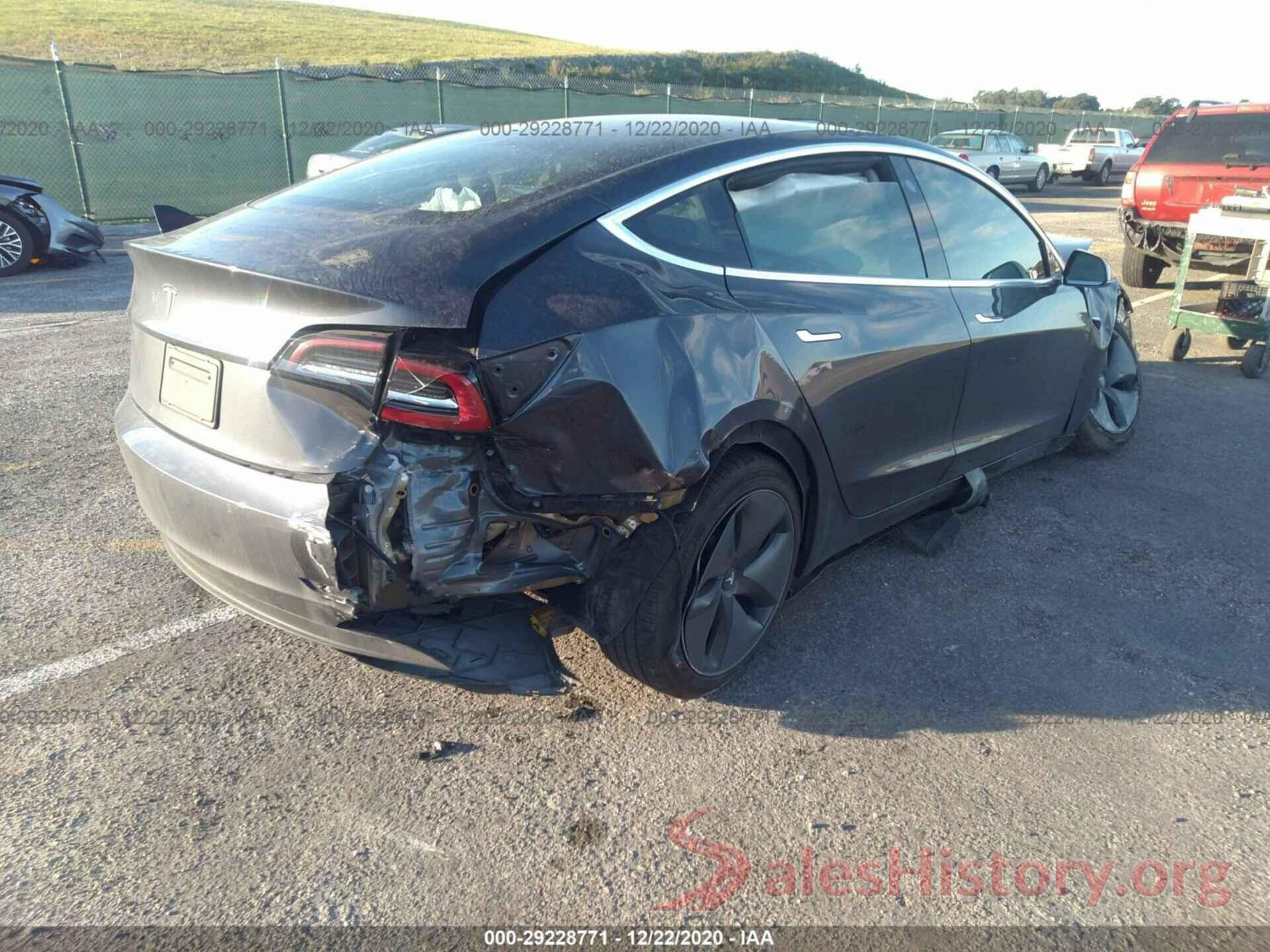 5YJ3E1EA7KF190308 2019 TESLA MODEL 3