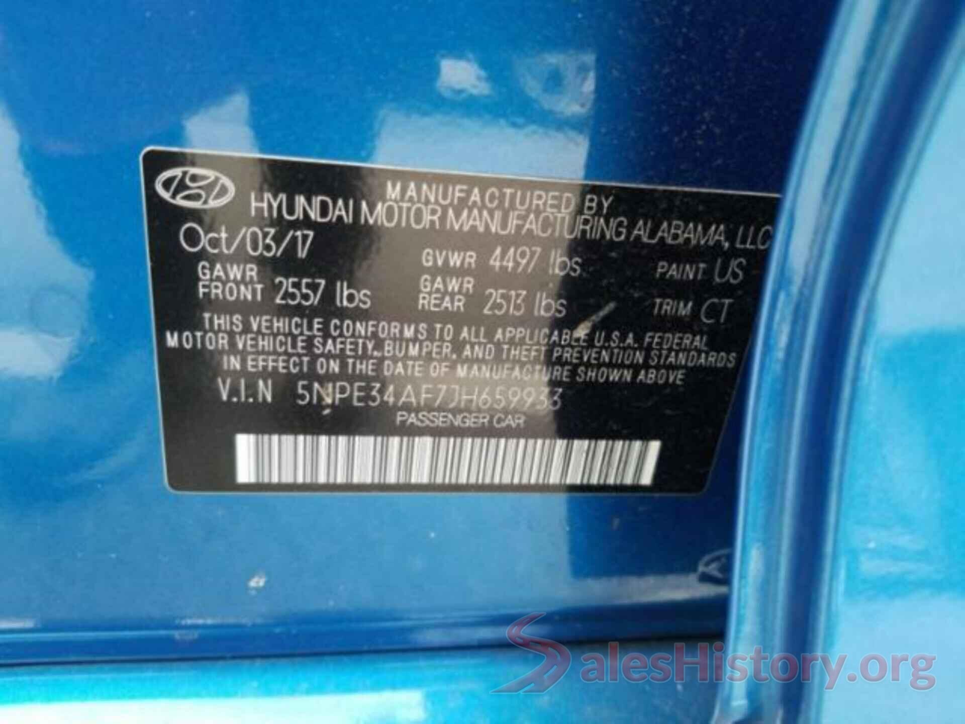 5NPE34AF7JH659933 2018 HYUNDAI SONATA