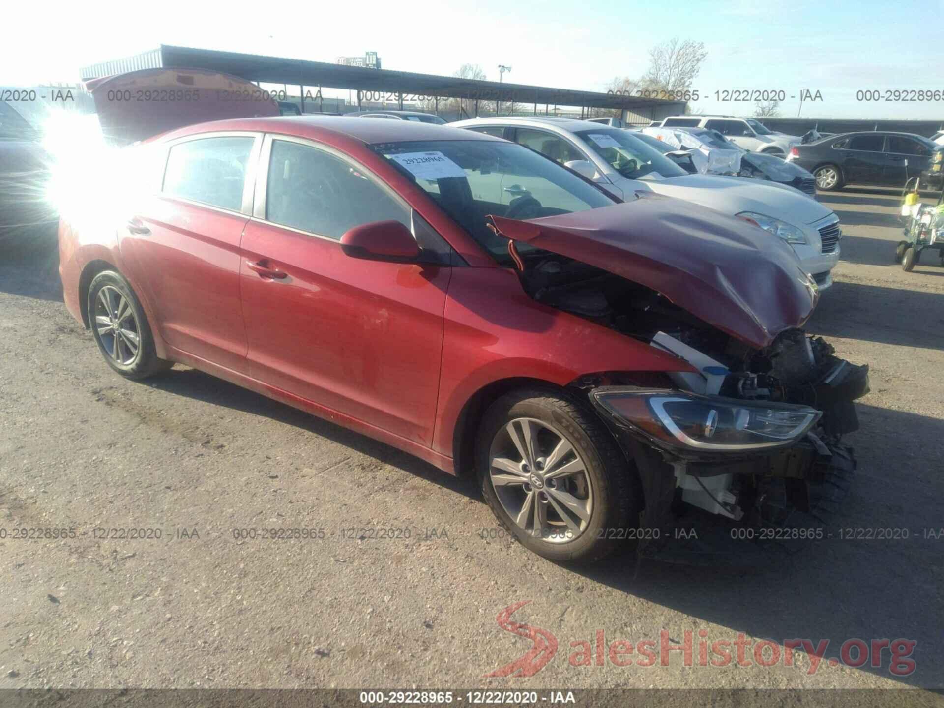 5NPD84LFXJH228769 2018 HYUNDAI ELANTRA