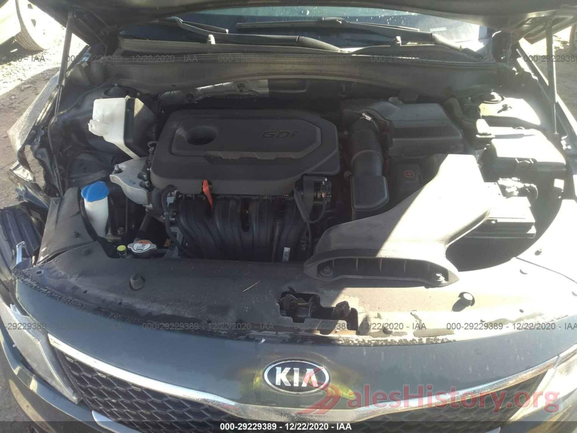 5XXGT4L3XGG023670 2016 KIA OPTIMA