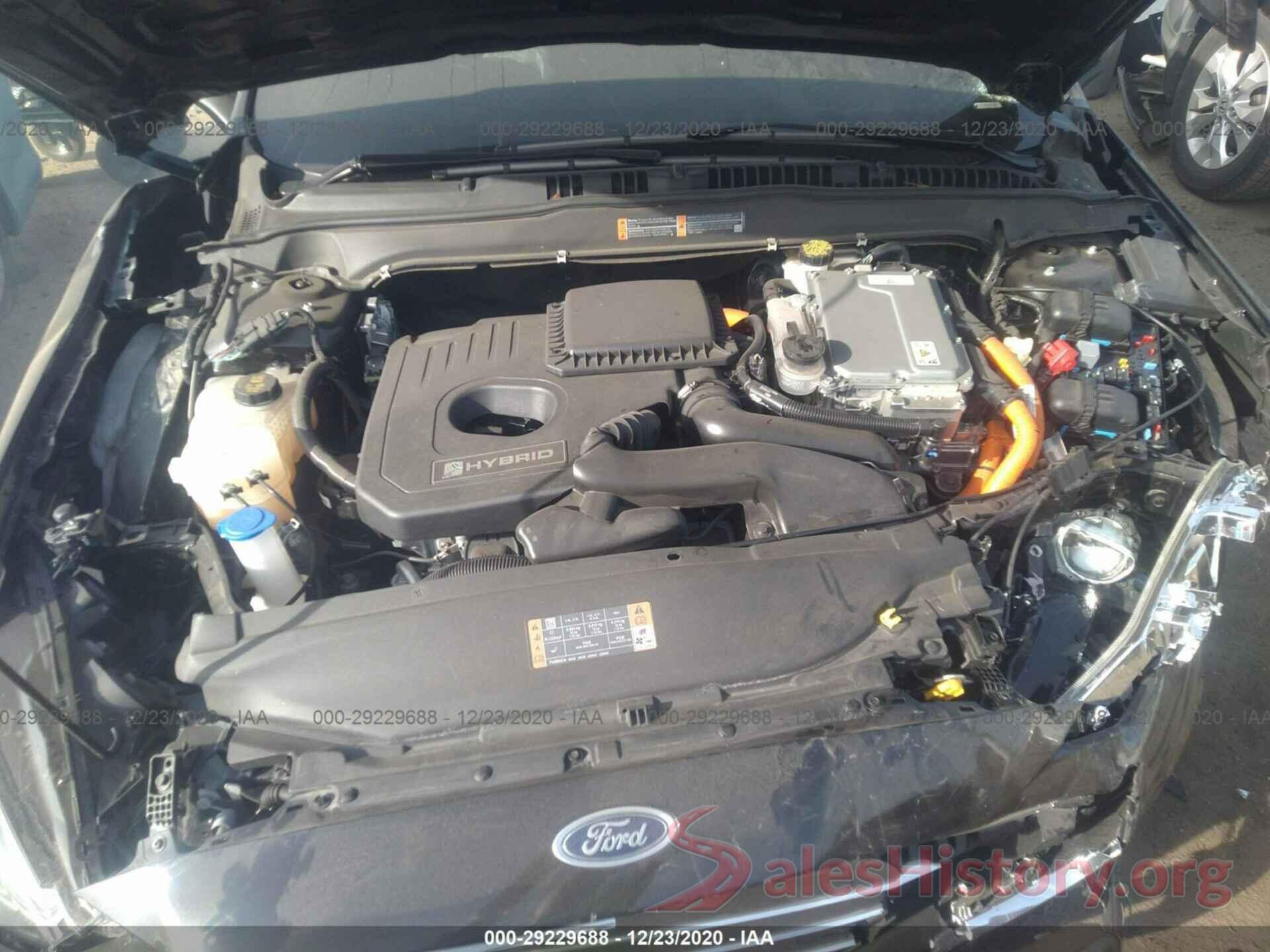 3FA6P0LU1KR200012 2019 FORD FUSION HYBRID