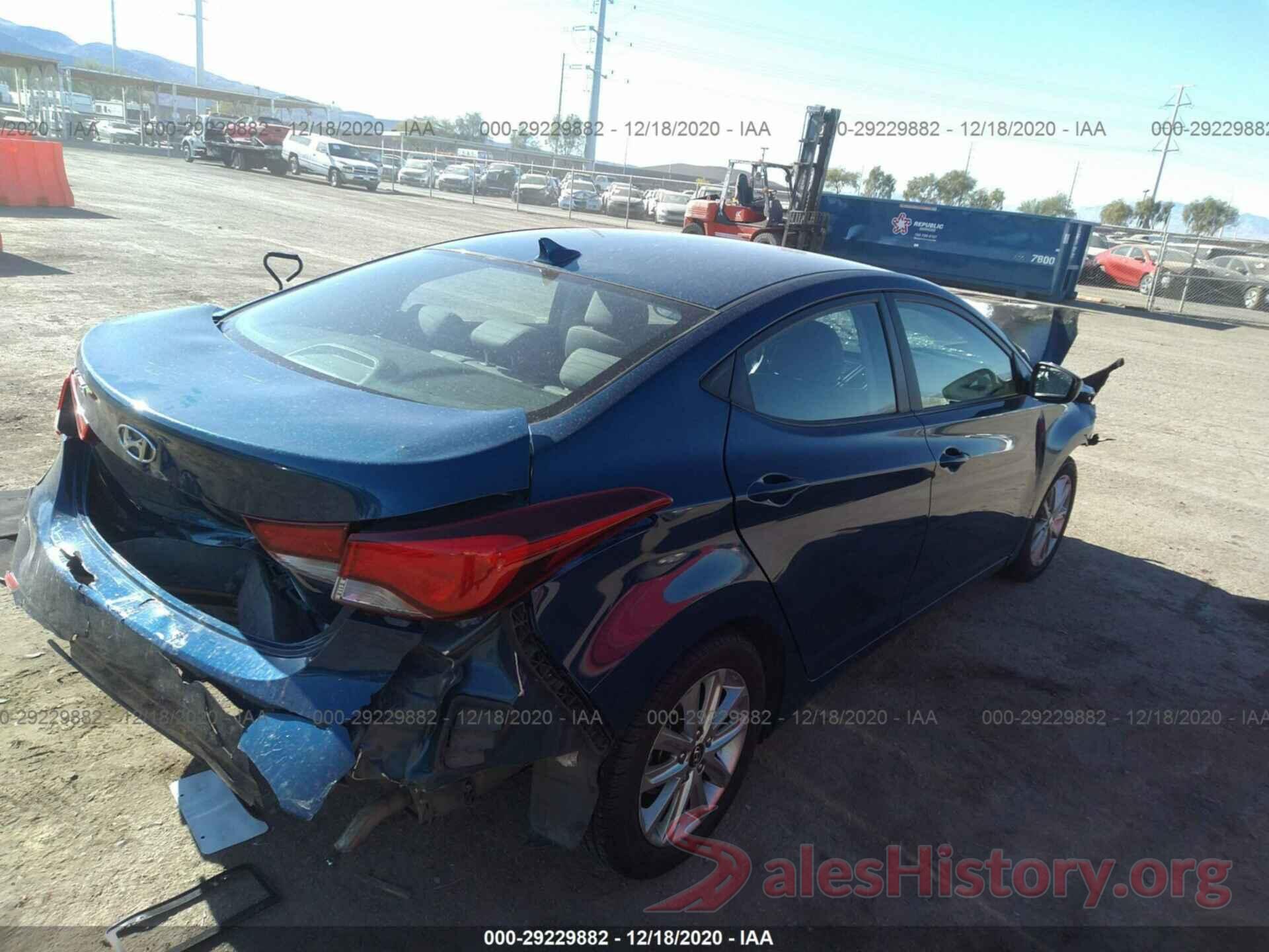 KMHDH4AE7GU503857 2016 HYUNDAI ELANTRA