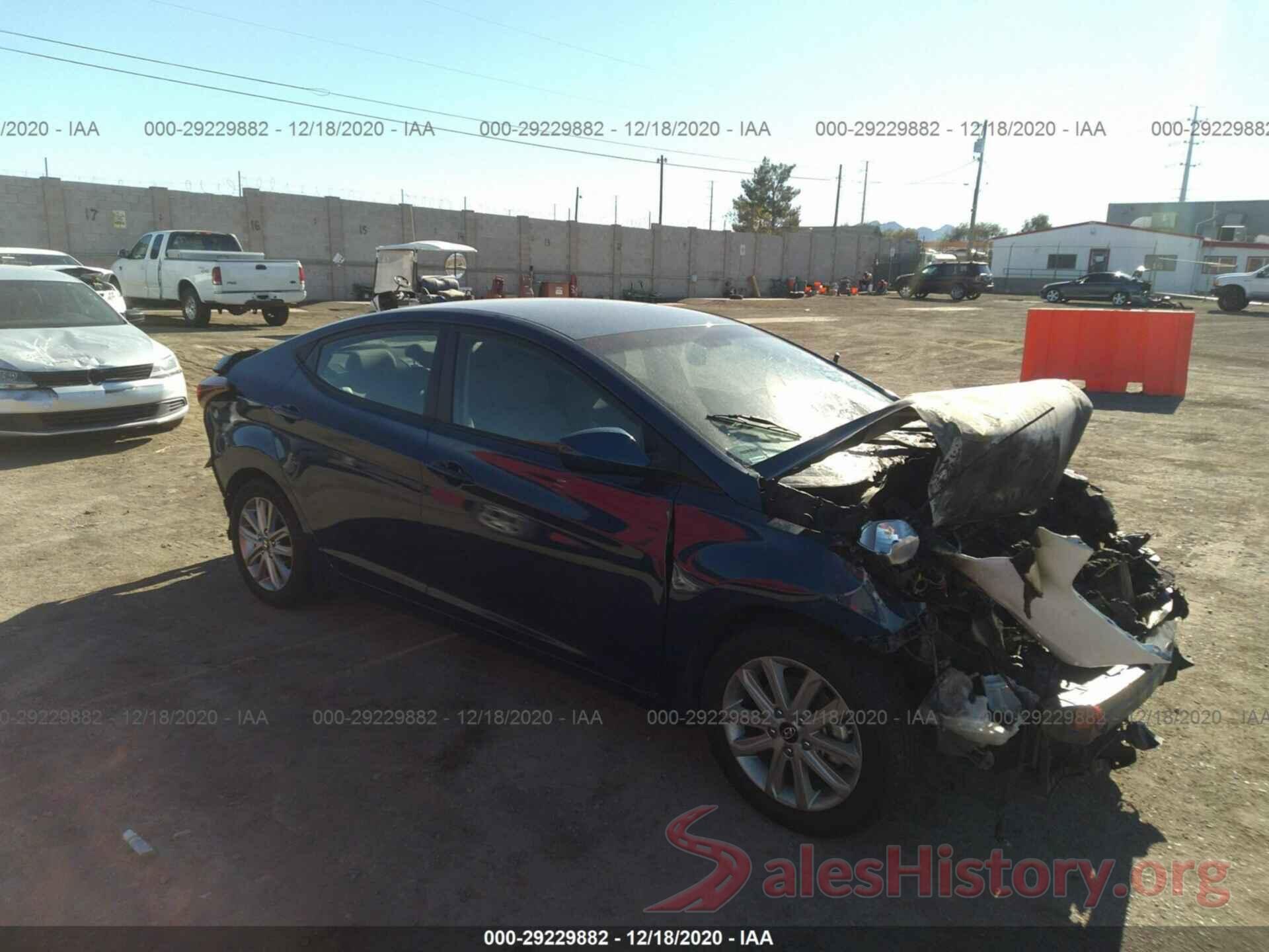 KMHDH4AE7GU503857 2016 HYUNDAI ELANTRA