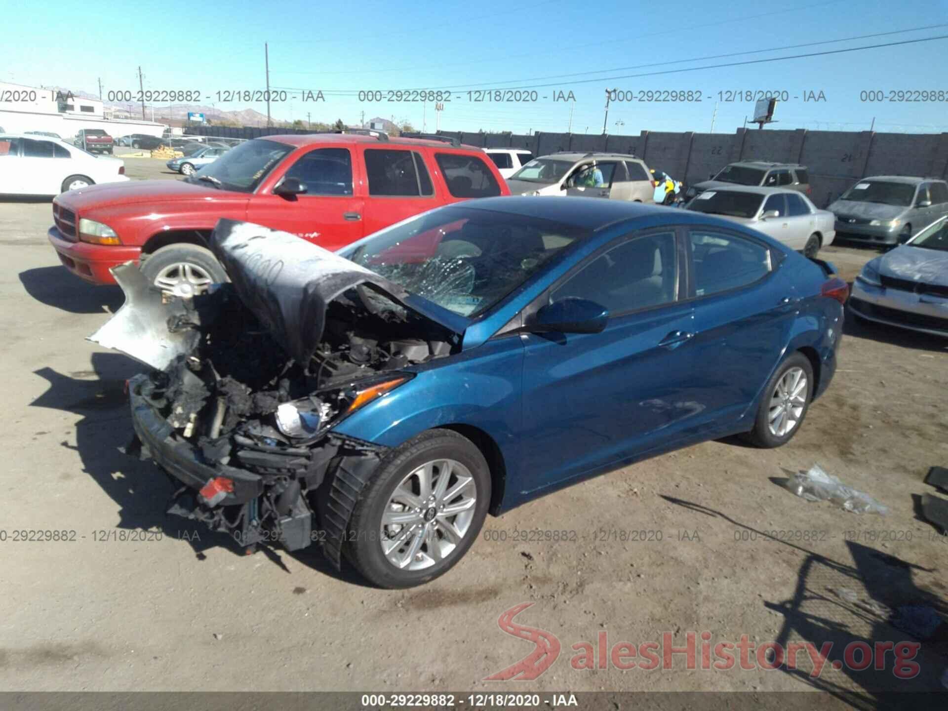 KMHDH4AE7GU503857 2016 HYUNDAI ELANTRA