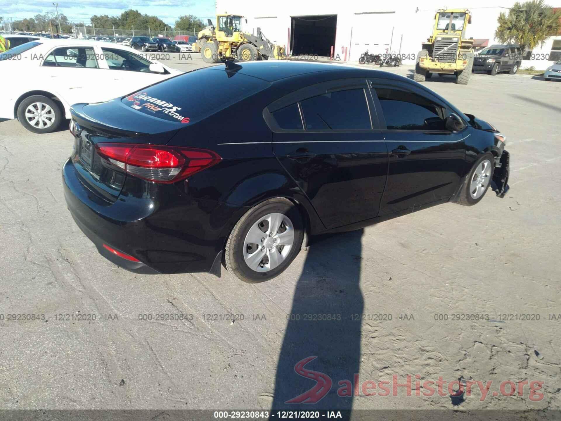 3KPFK4A70HE069345 2017 KIA FORTE