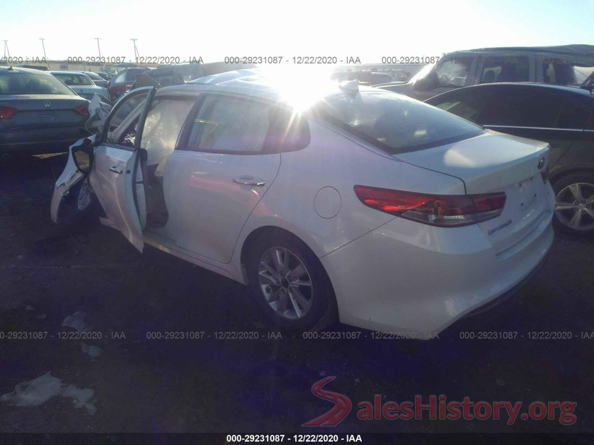 KNAGT4L32G5105801 2016 KIA OPTIMA