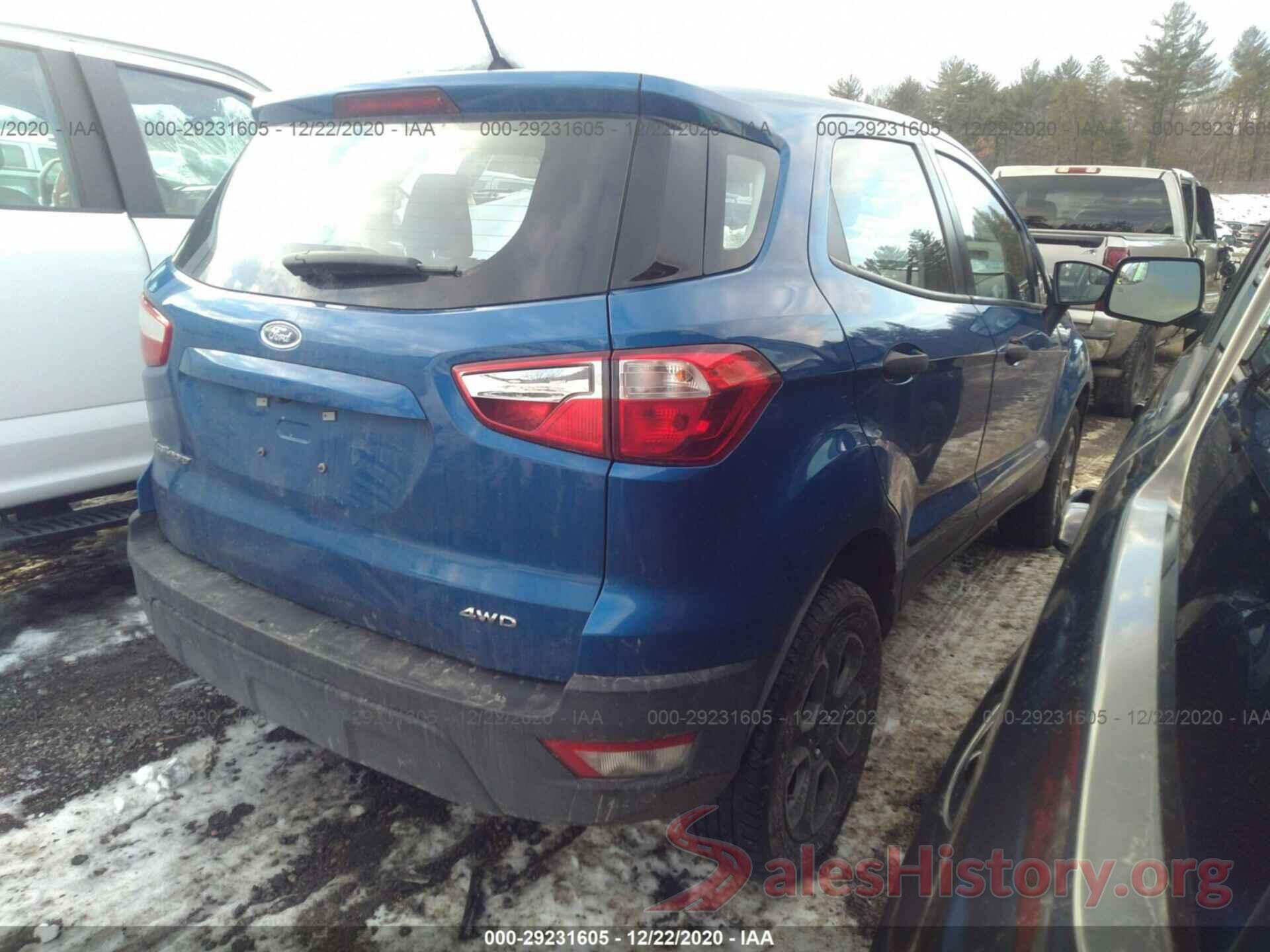 MAJ6P1SLXJC223493 2018 FORD ECOSPORT