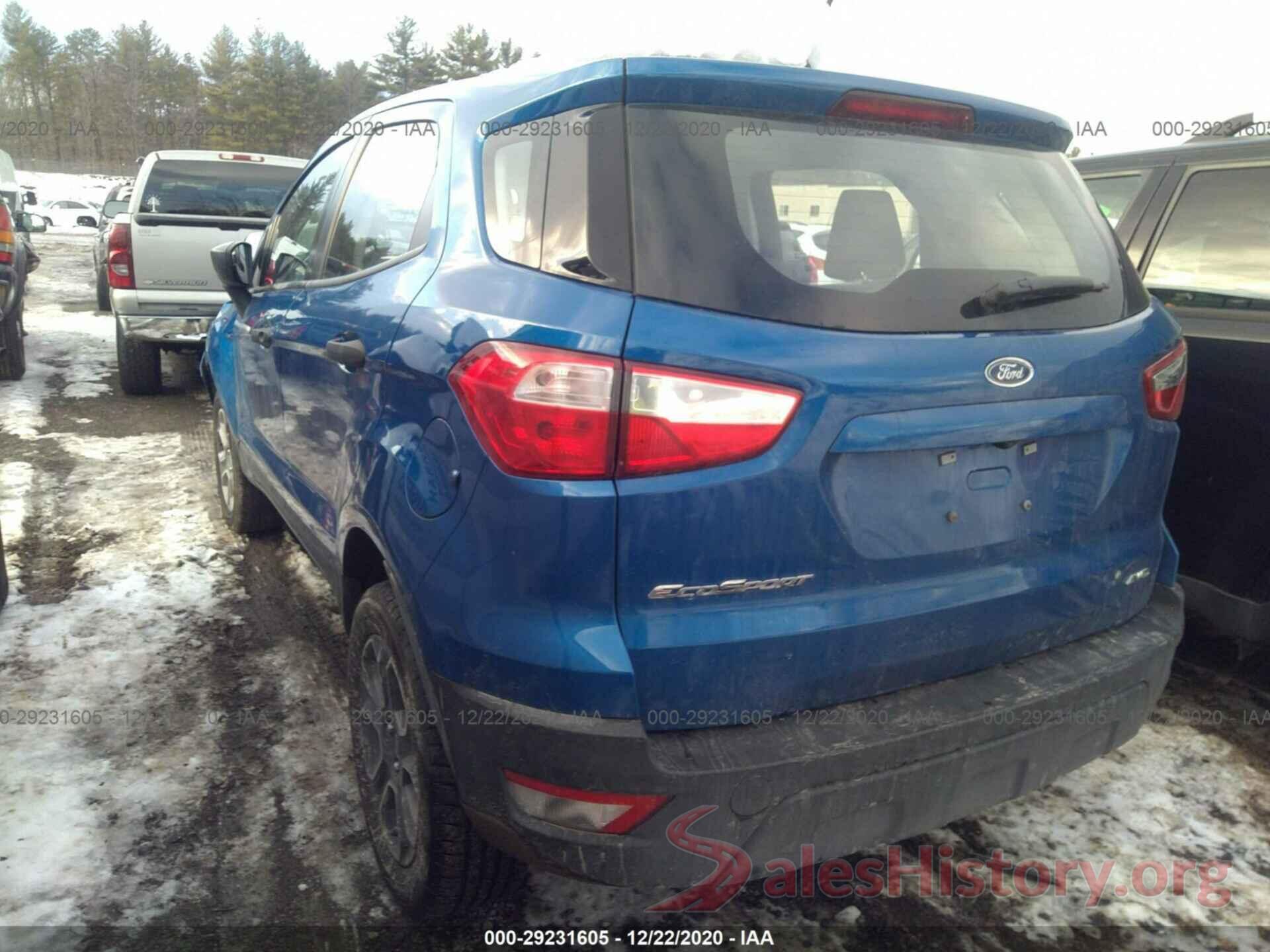 MAJ6P1SLXJC223493 2018 FORD ECOSPORT