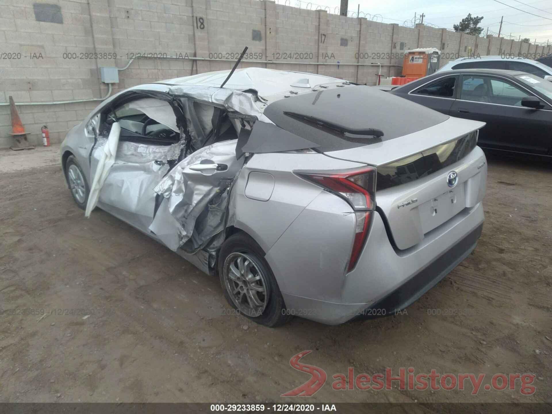 JTDKBRFU8G3010656 2016 TOYOTA PRIUS