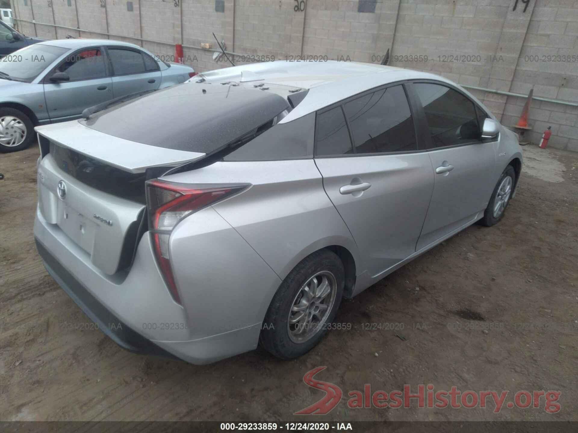 JTDKBRFU8G3010656 2016 TOYOTA PRIUS