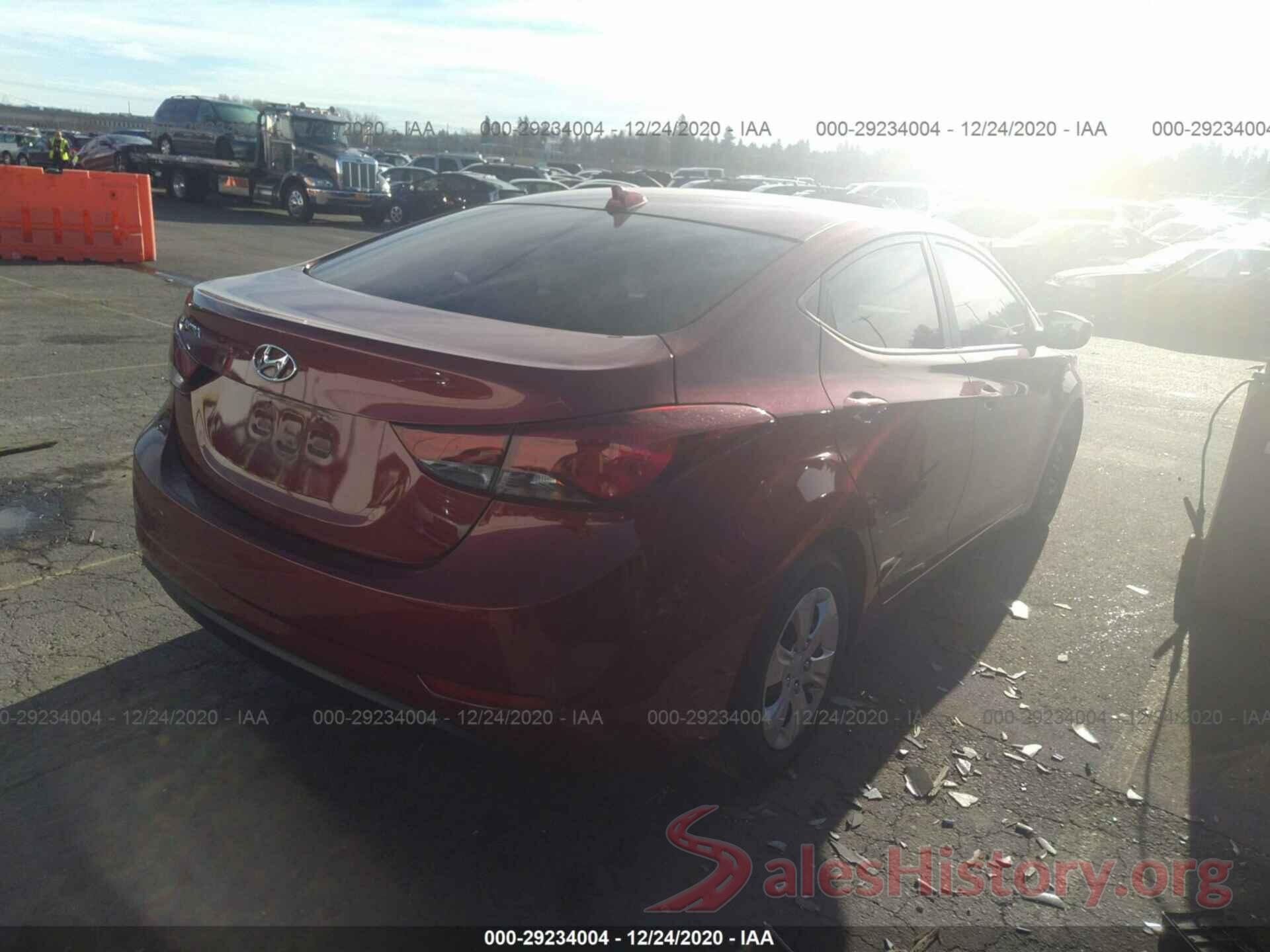 5NPDH4AE7GH766171 2016 HYUNDAI ELANTRA