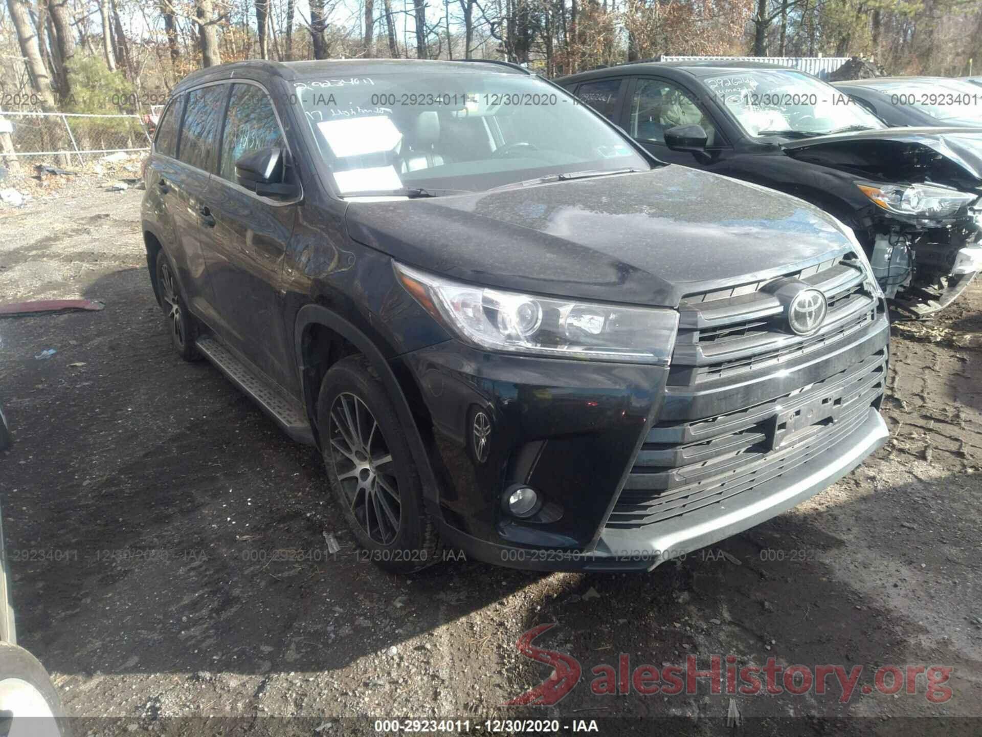 5TDJZRFH5HS446715 2017 TOYOTA HIGHLANDER