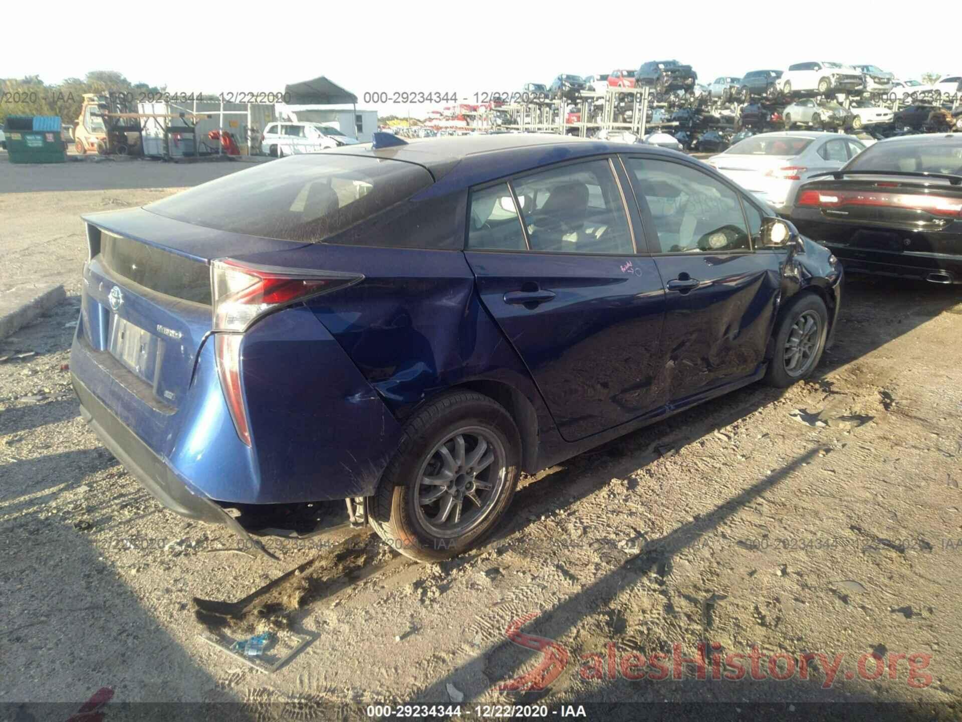 JTDKARFU6G3517624 2016 TOYOTA PRIUS