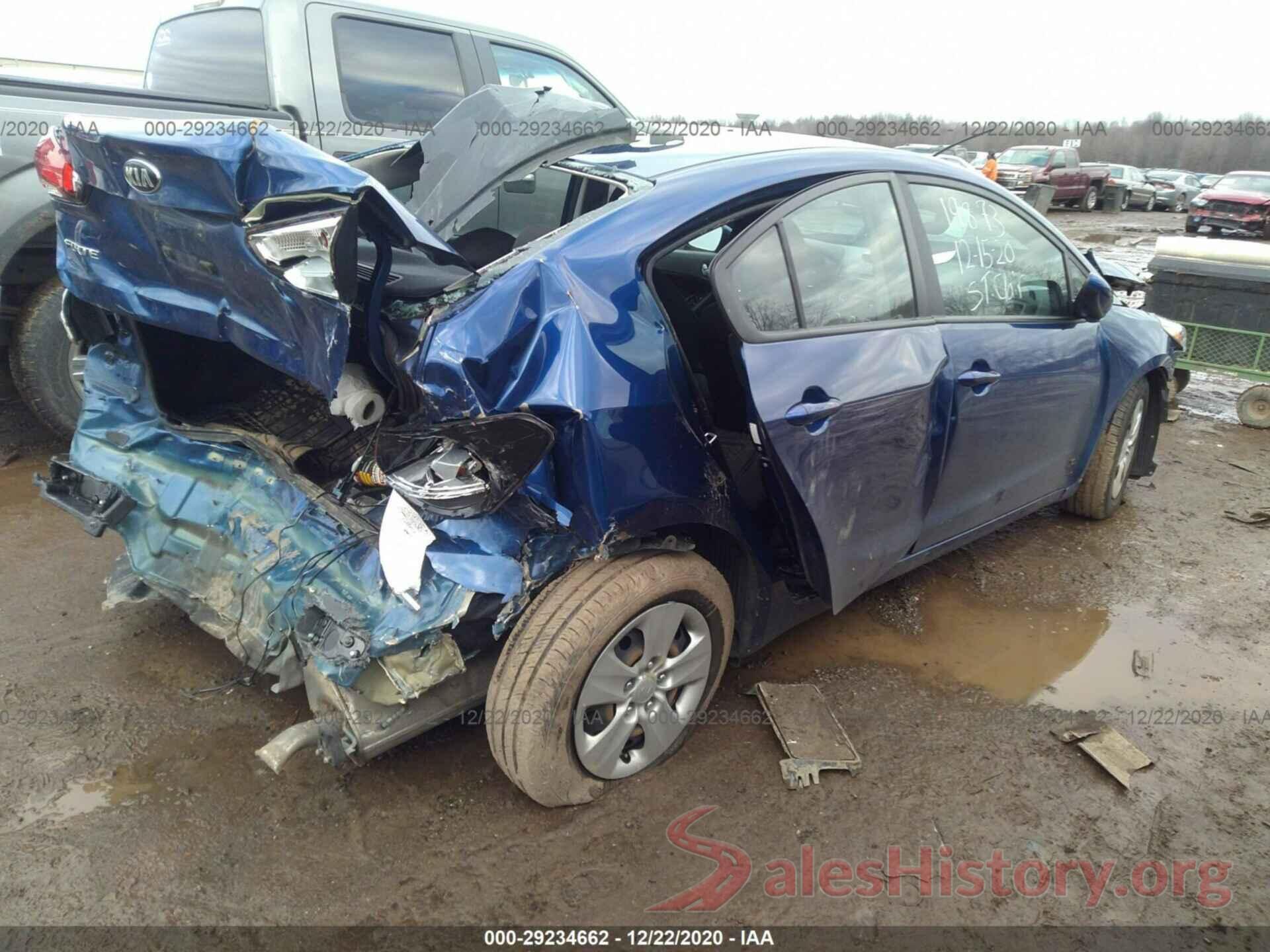 3KPFK4A71JE168262 2018 KIA FORTE