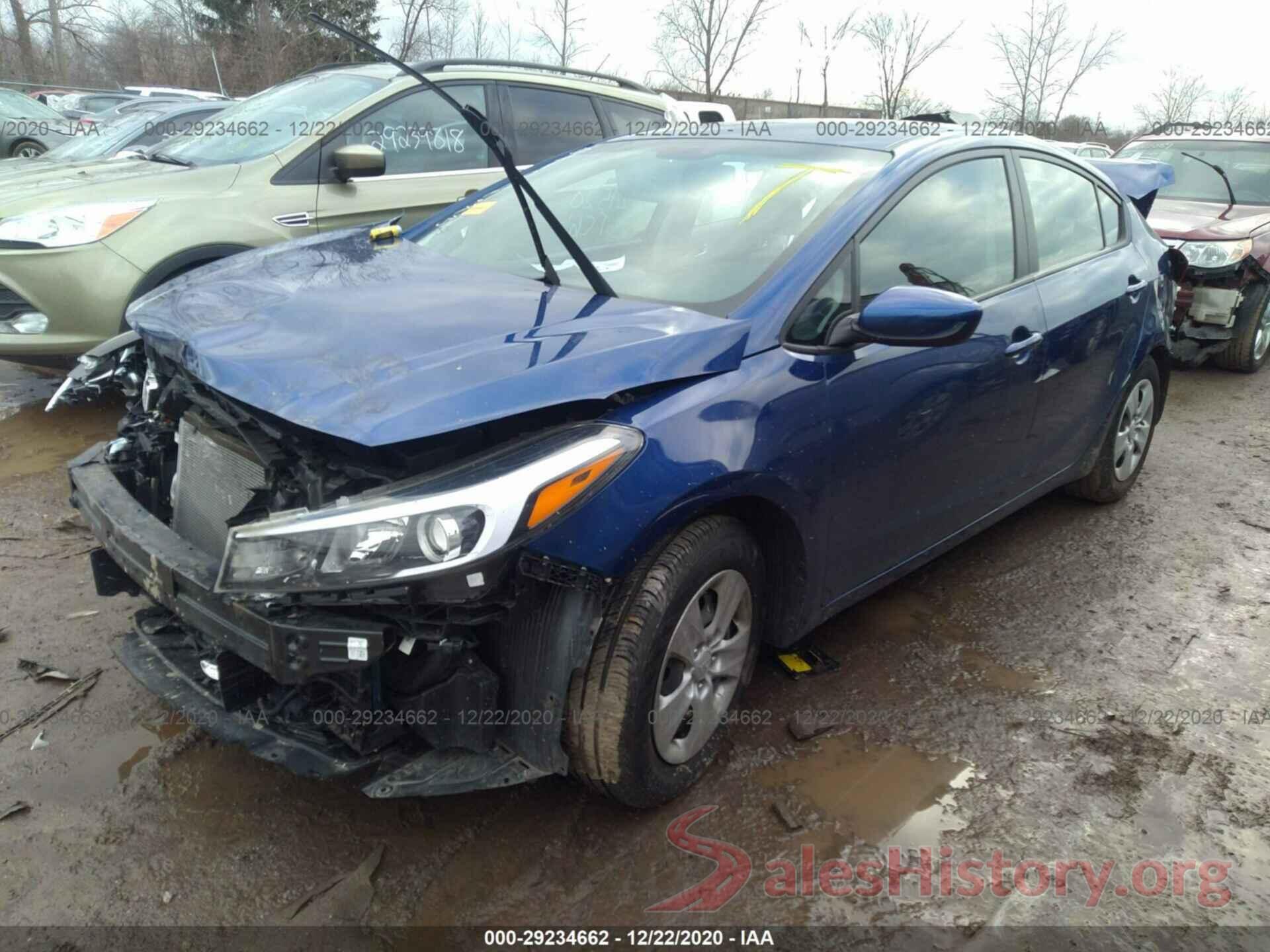 3KPFK4A71JE168262 2018 KIA FORTE