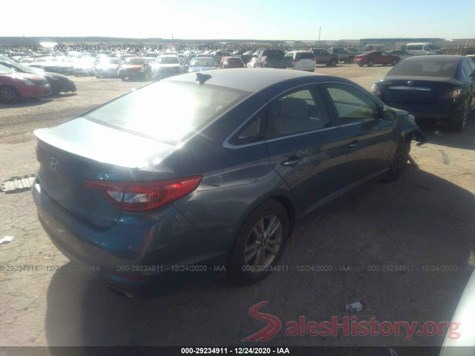 5NPE24AF0GH276086 2016 HYUNDAI SONATA