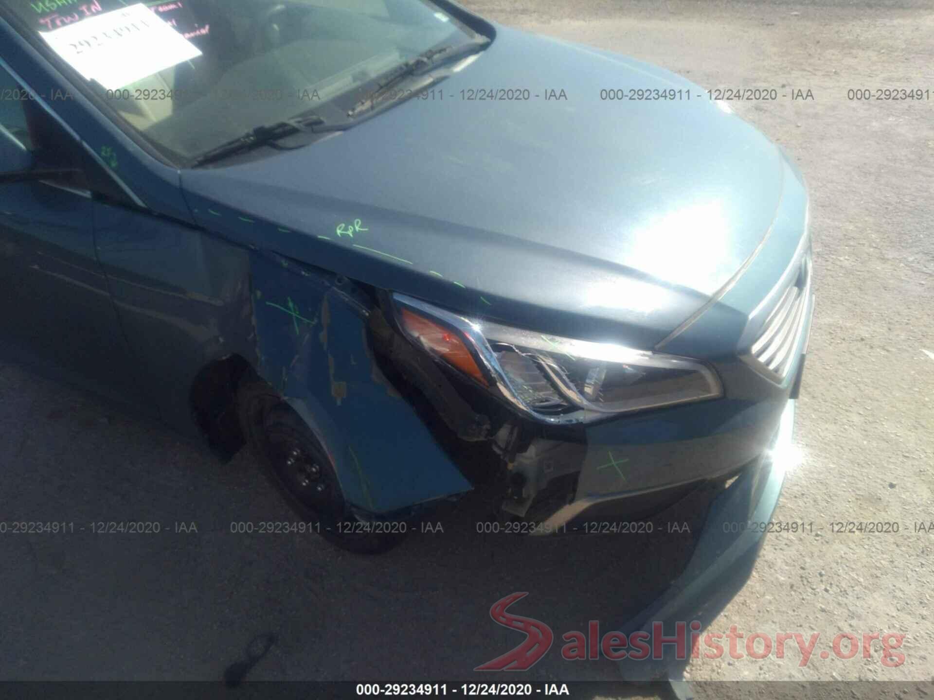 5NPE24AF0GH276086 2016 HYUNDAI SONATA