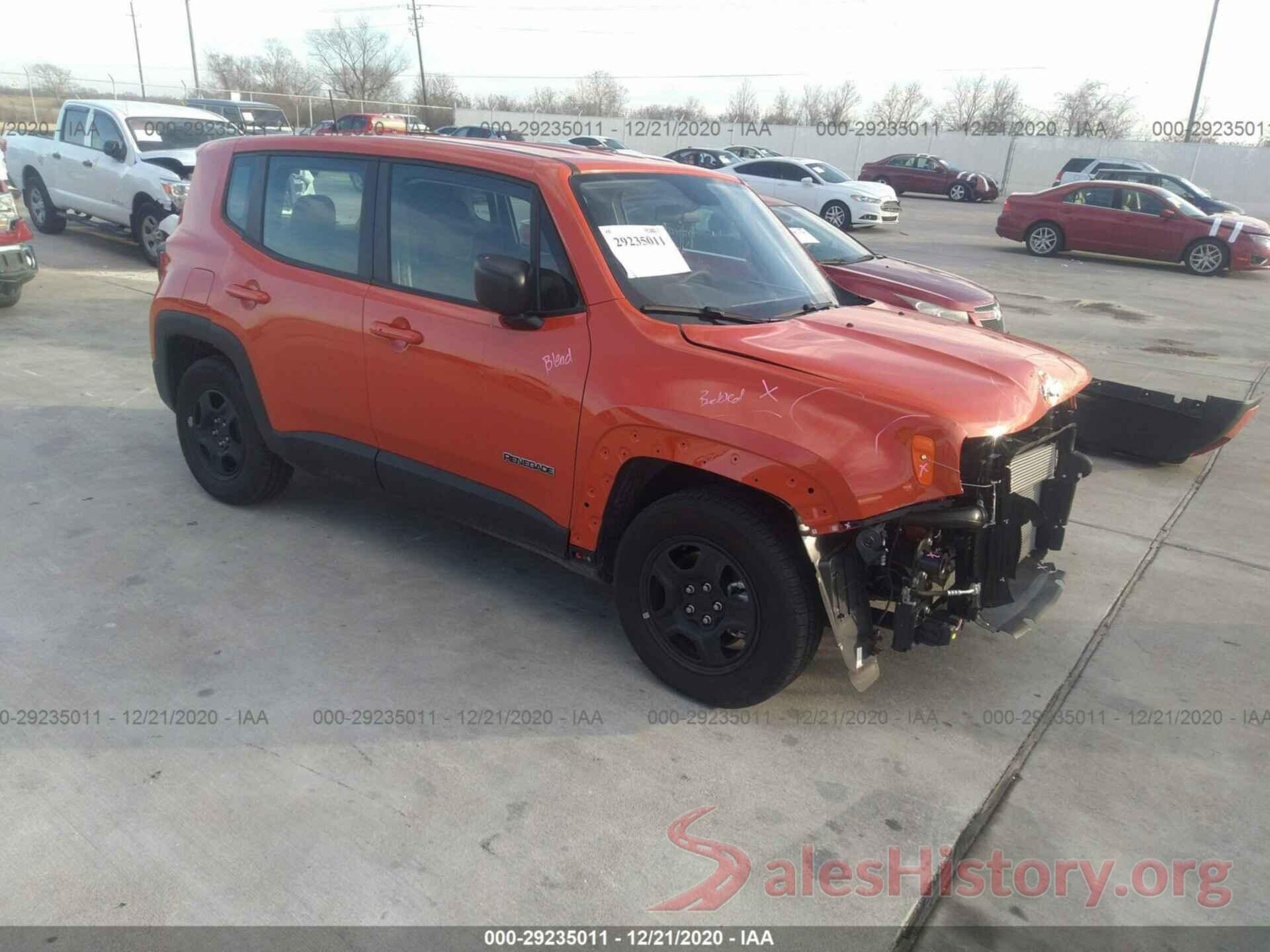 ZACNJAAB9LPL65541 2020 JEEP RENEGADE