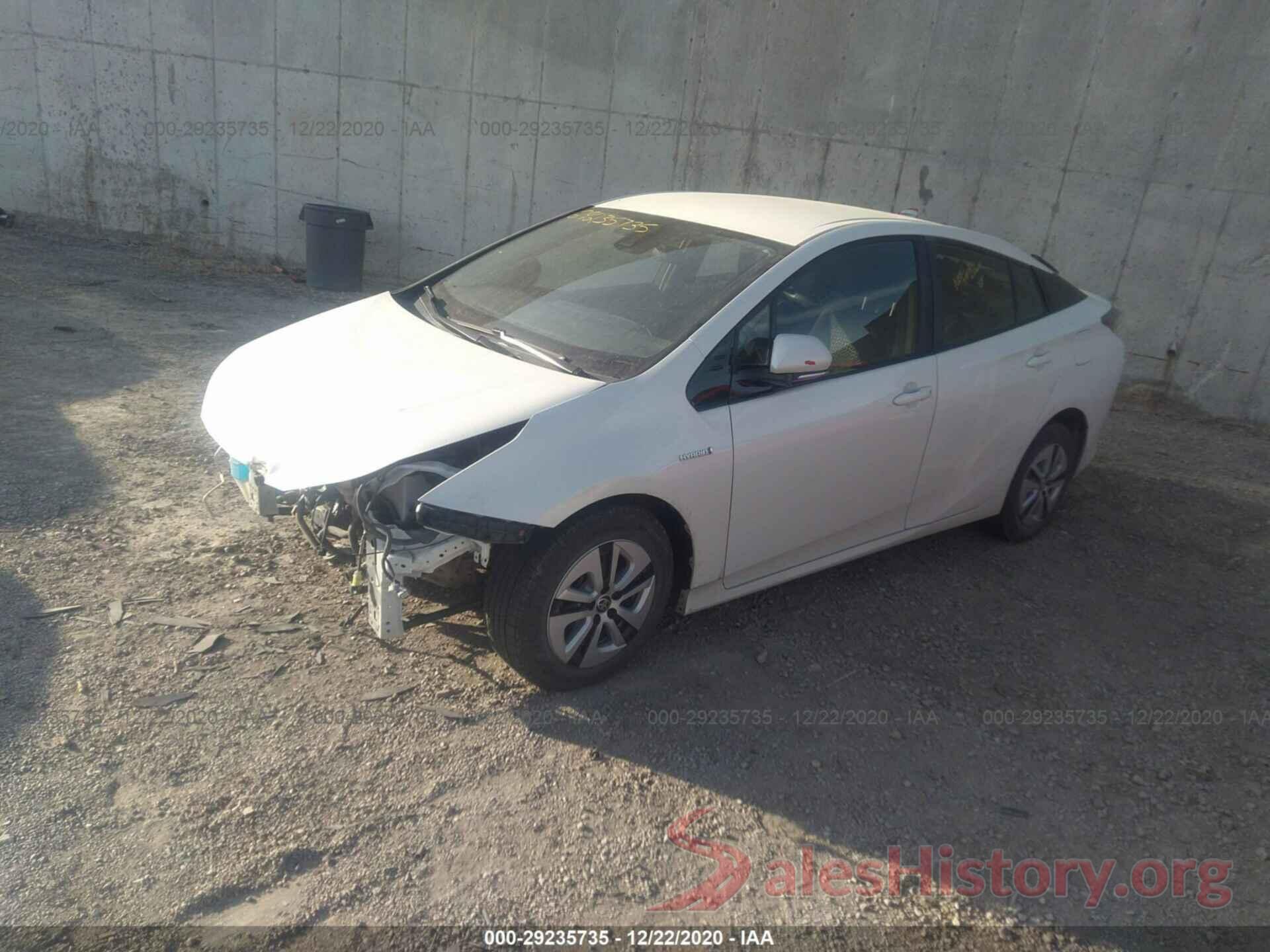 JTDKBRFU4H3054638 2017 TOYOTA PRIUS