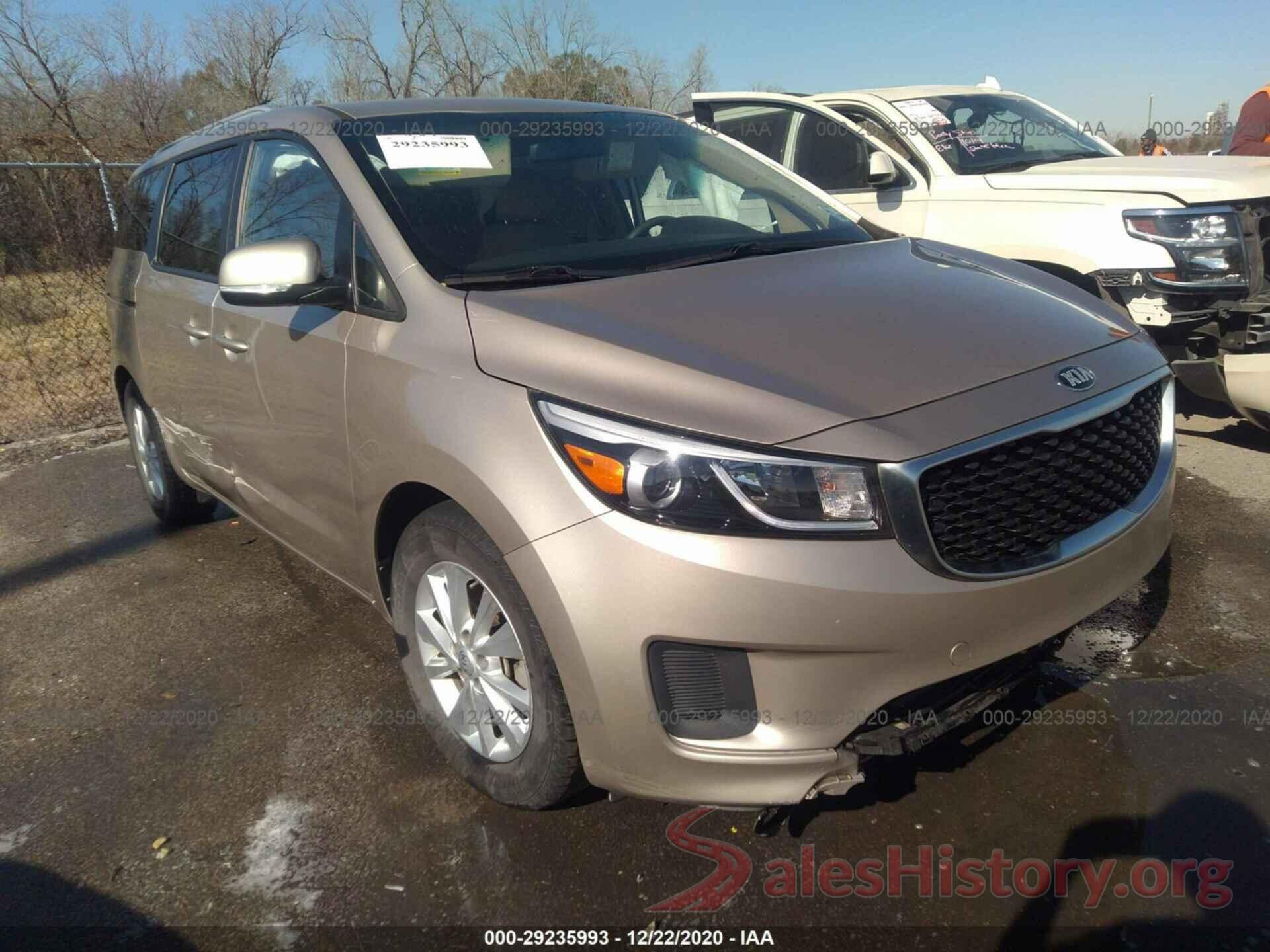 KNDMB5C11G6191481 2016 KIA SEDONA