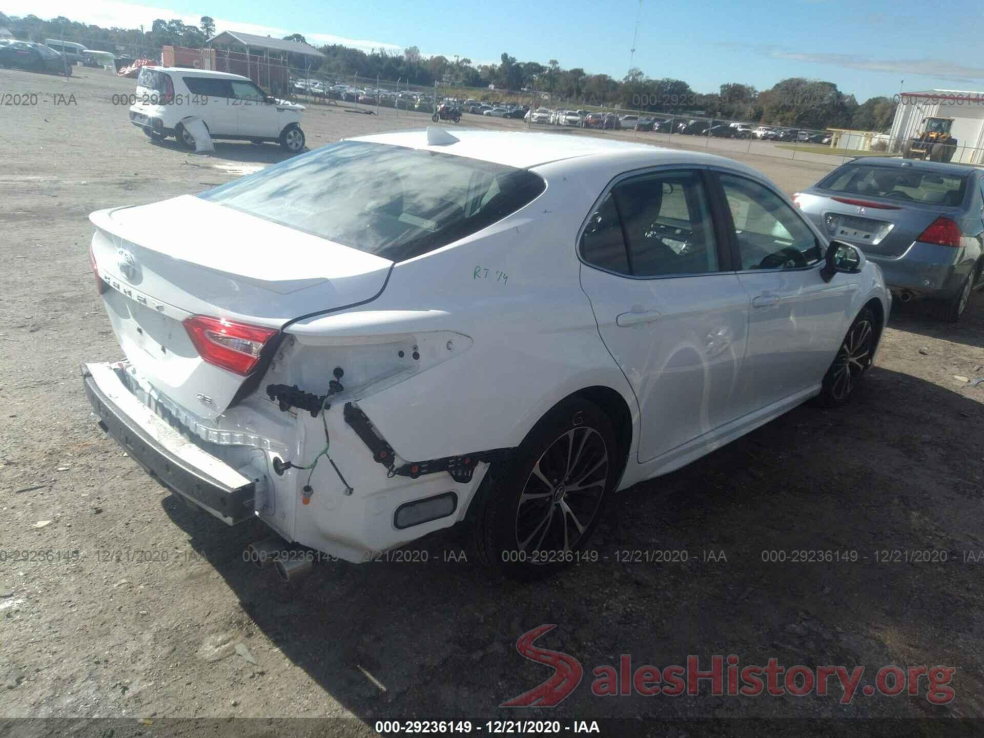 4T1B11HK4KU283480 2019 TOYOTA CAMRY