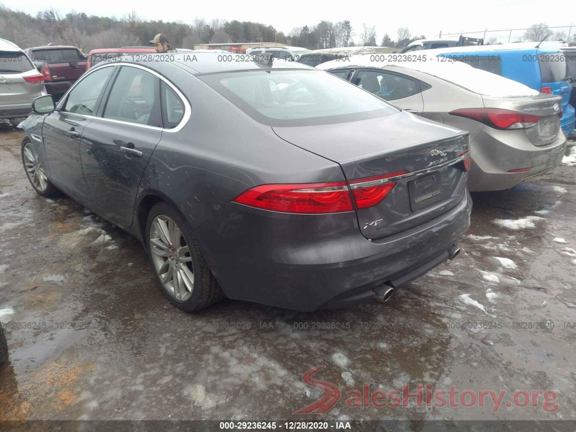 SAJBK4BV9GCY13320 2016 JAGUAR XF