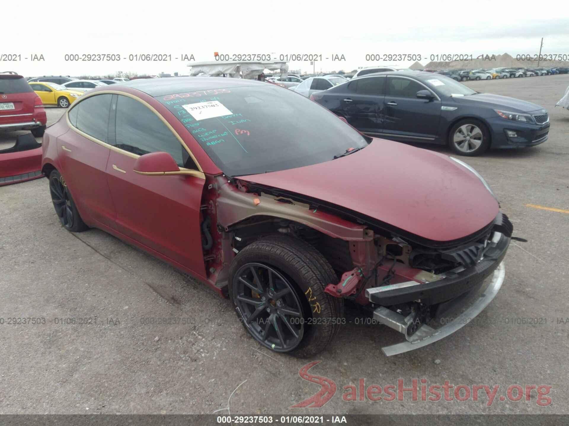 5YJ3E1EB2JF100747 2018 TESLA MODEL 3