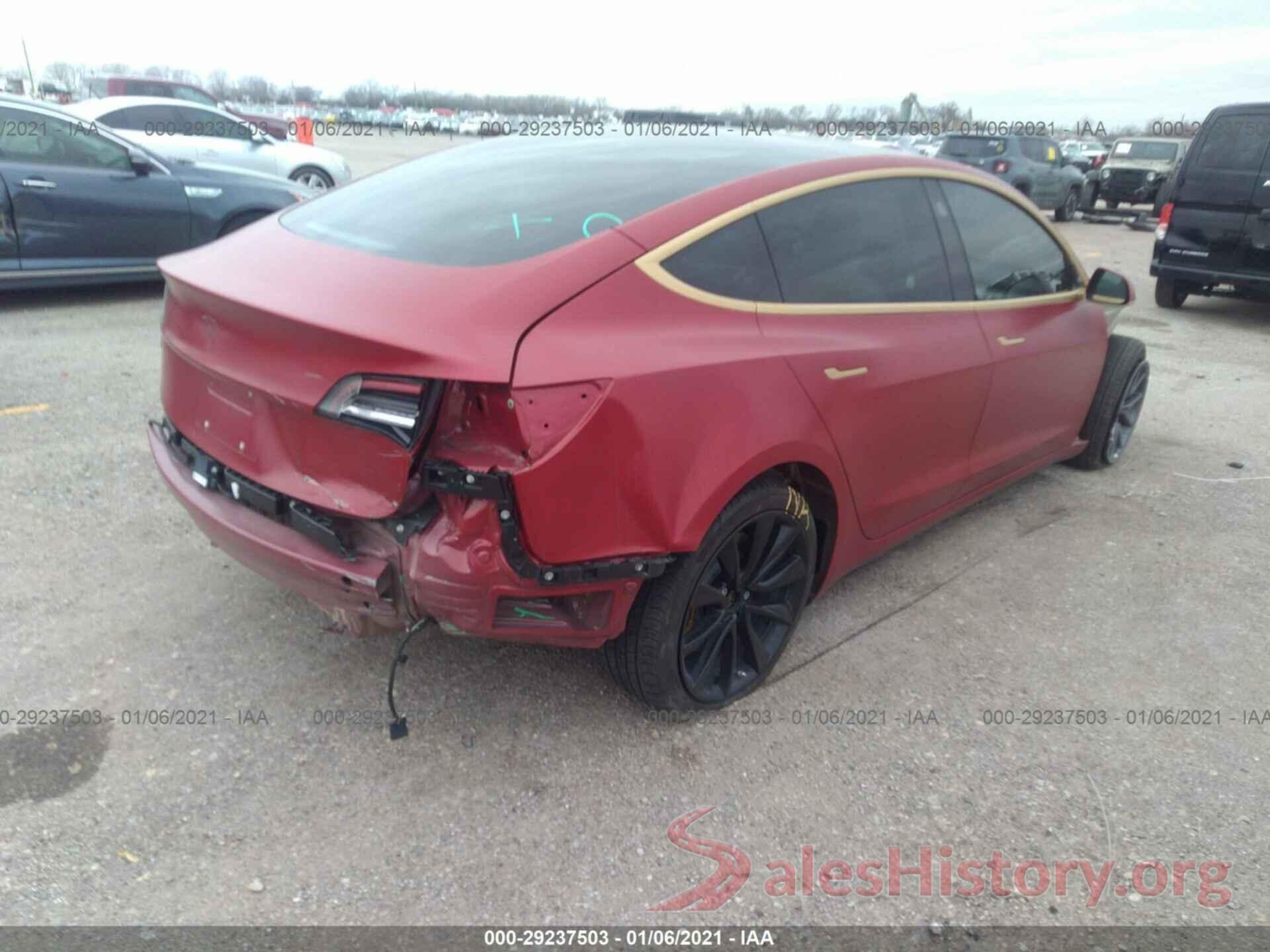 5YJ3E1EB2JF100747 2018 TESLA MODEL 3