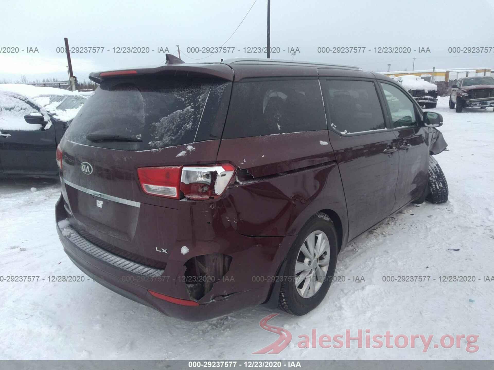 KNDMB5C15G6124933 2016 KIA SEDONA