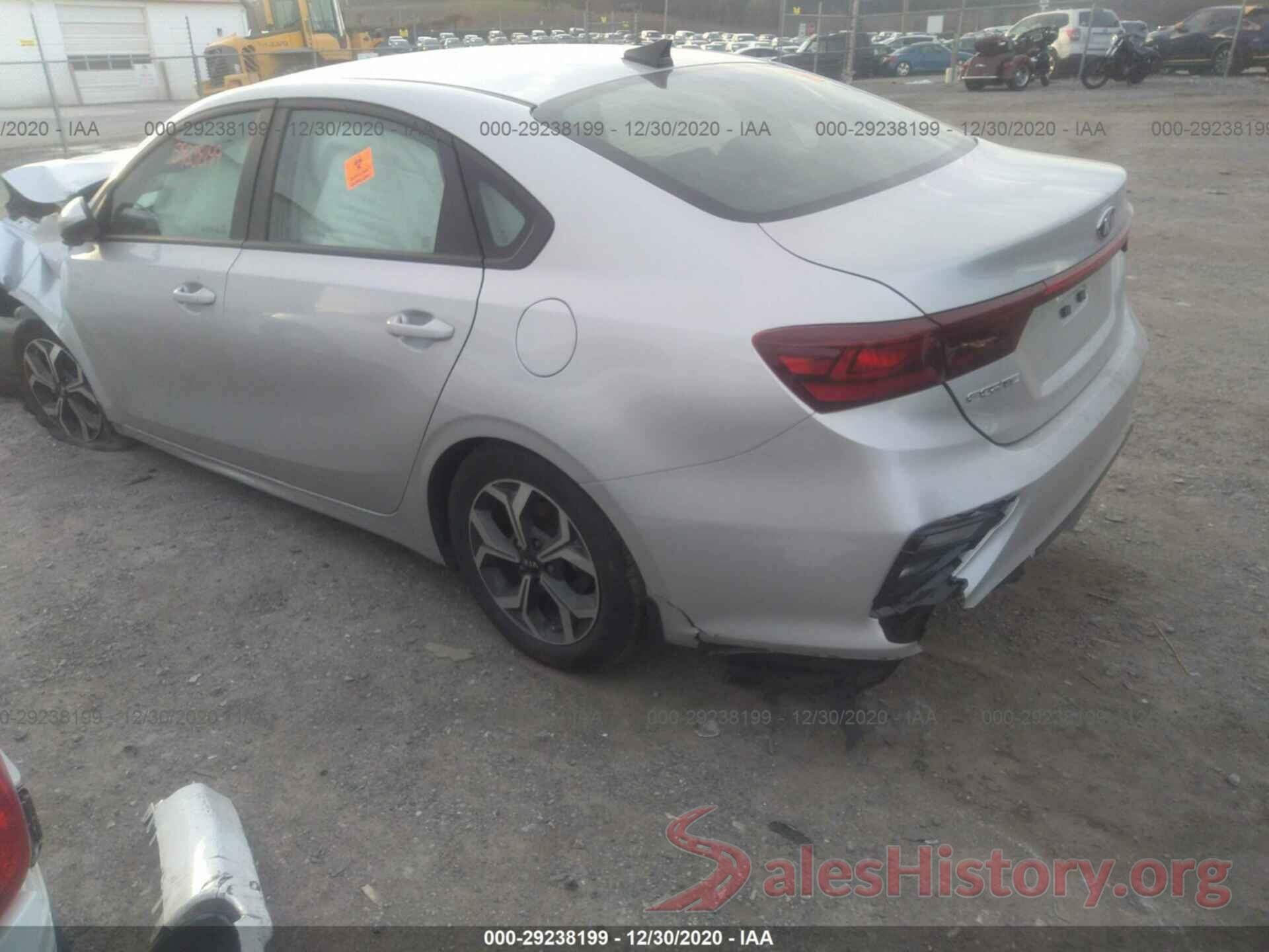 3KPF24AD1LE194501 2020 KIA FORTE