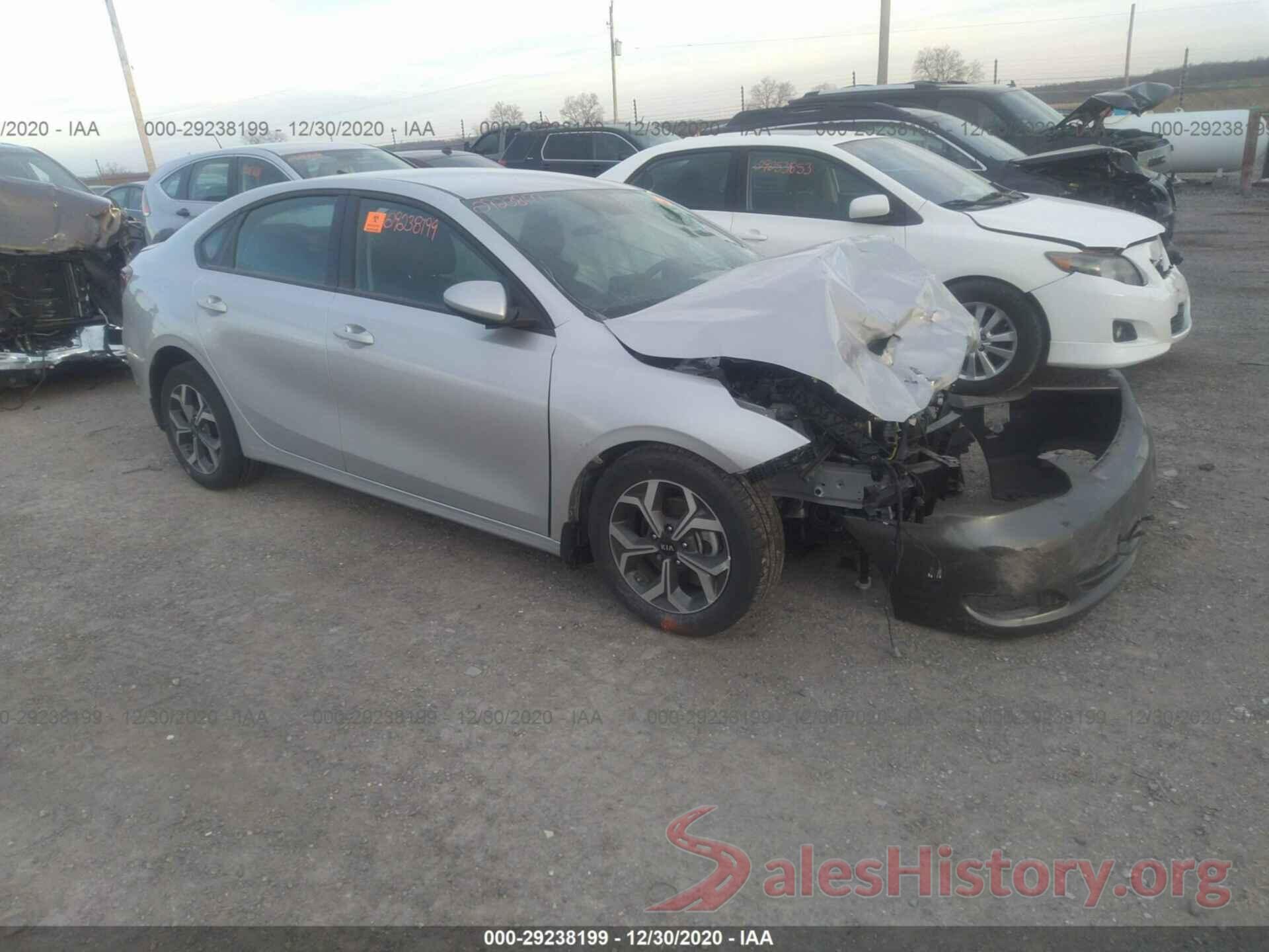 3KPF24AD1LE194501 2020 KIA FORTE