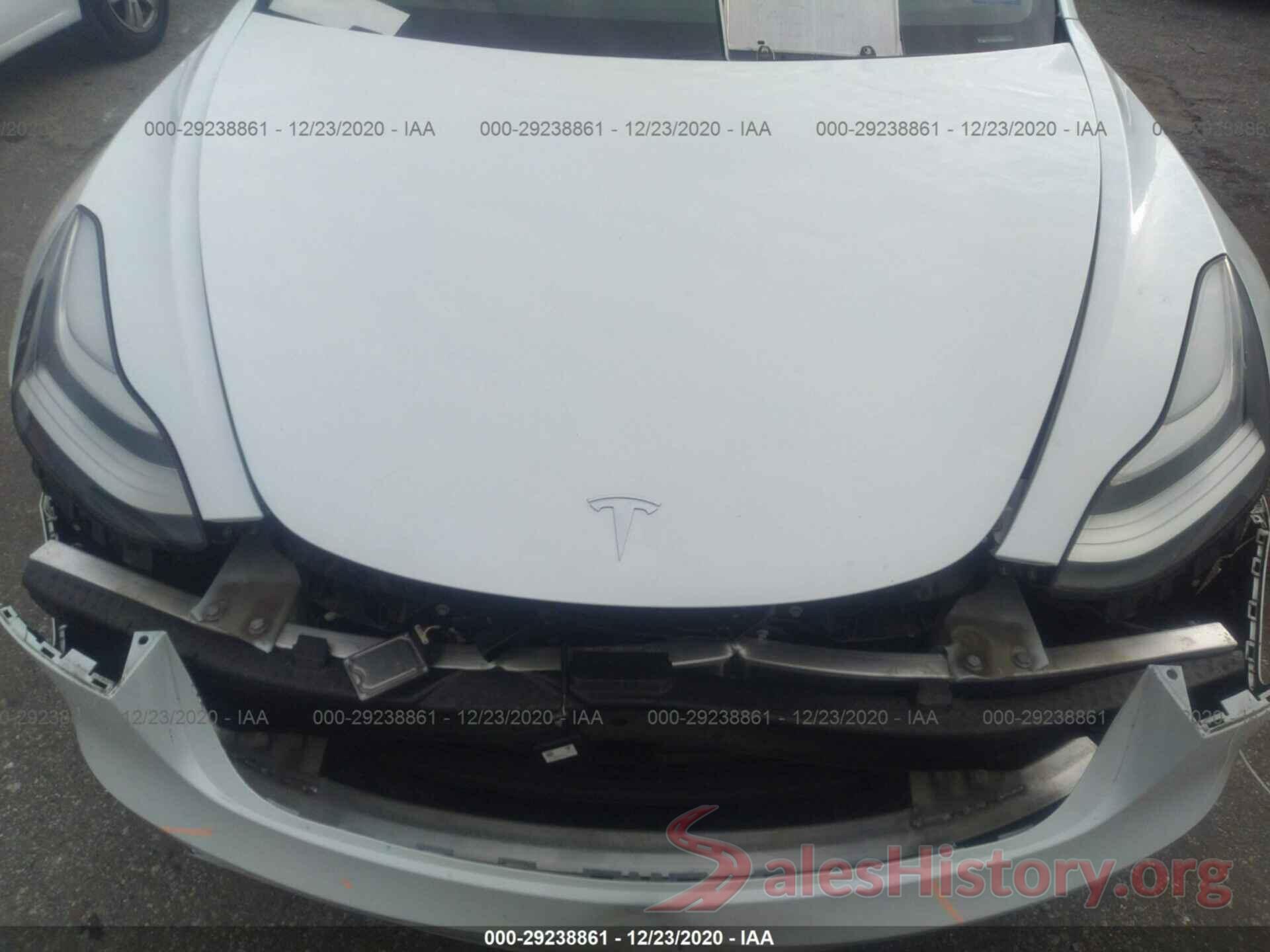 5YJ3E1EAXJF161903 2018 TESLA MODEL 3