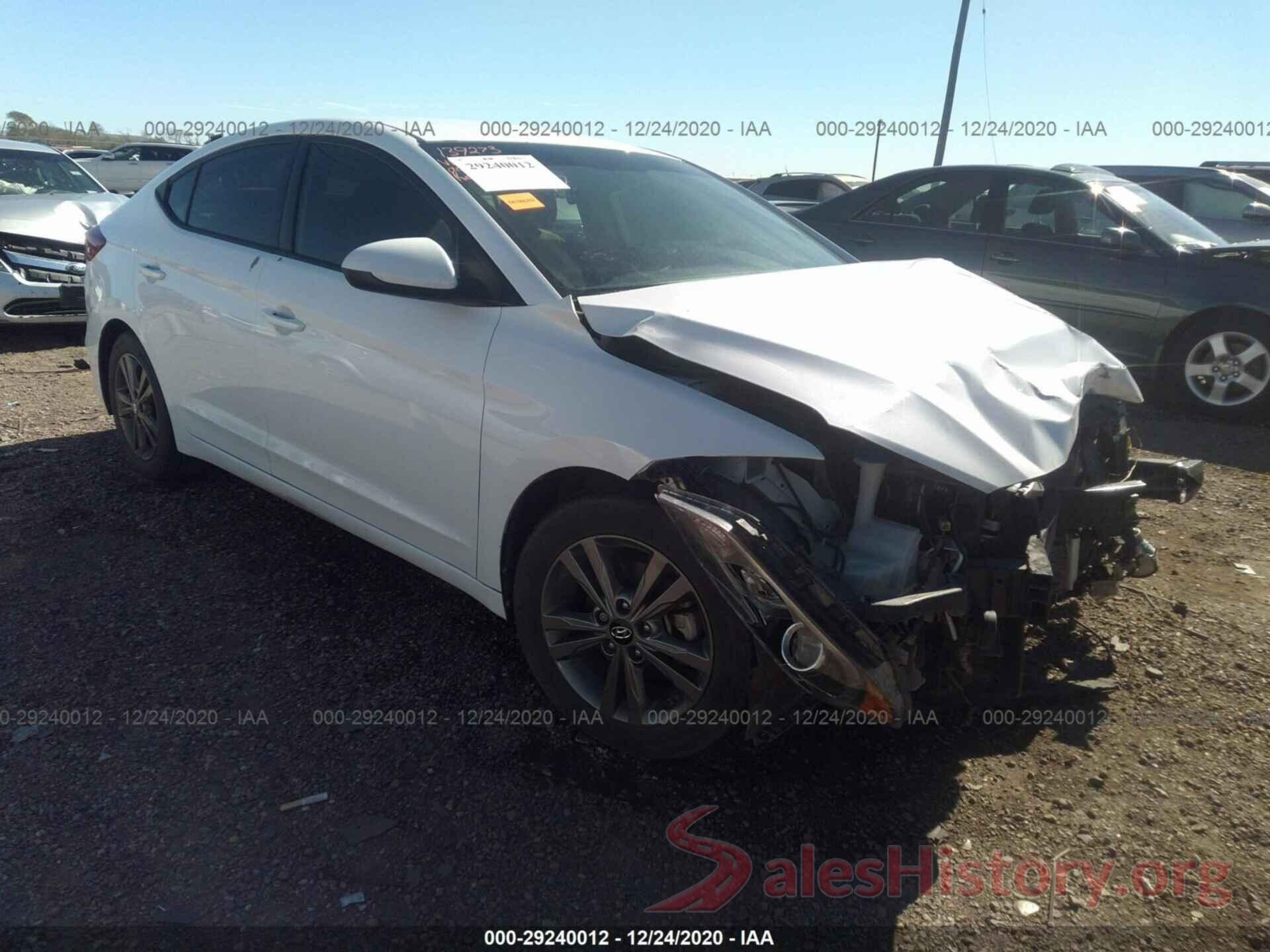 5NPD84LF6JH346852 2018 HYUNDAI ELANTRA