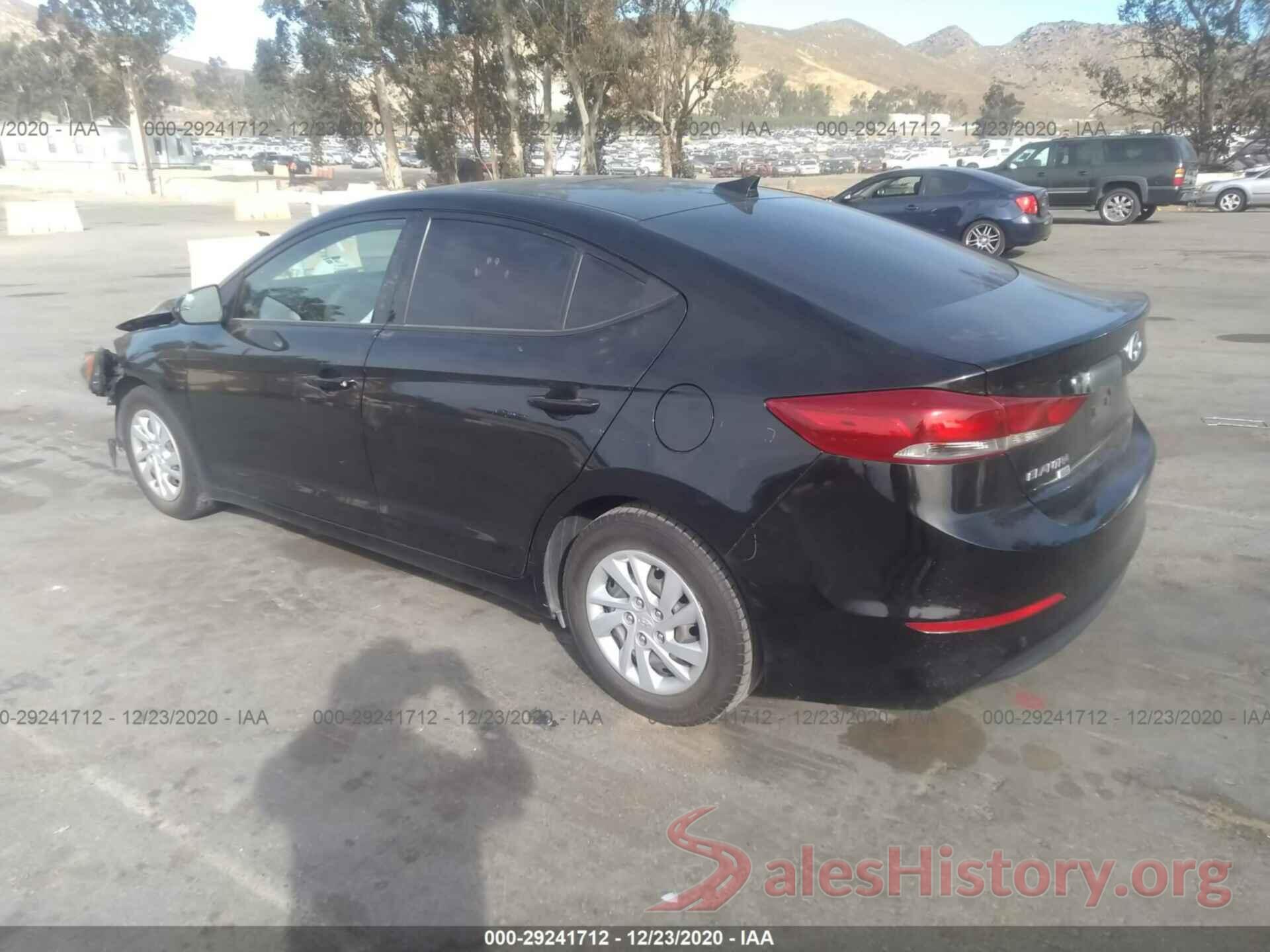 5NPD74LF4HH191389 2017 HYUNDAI ELANTRA