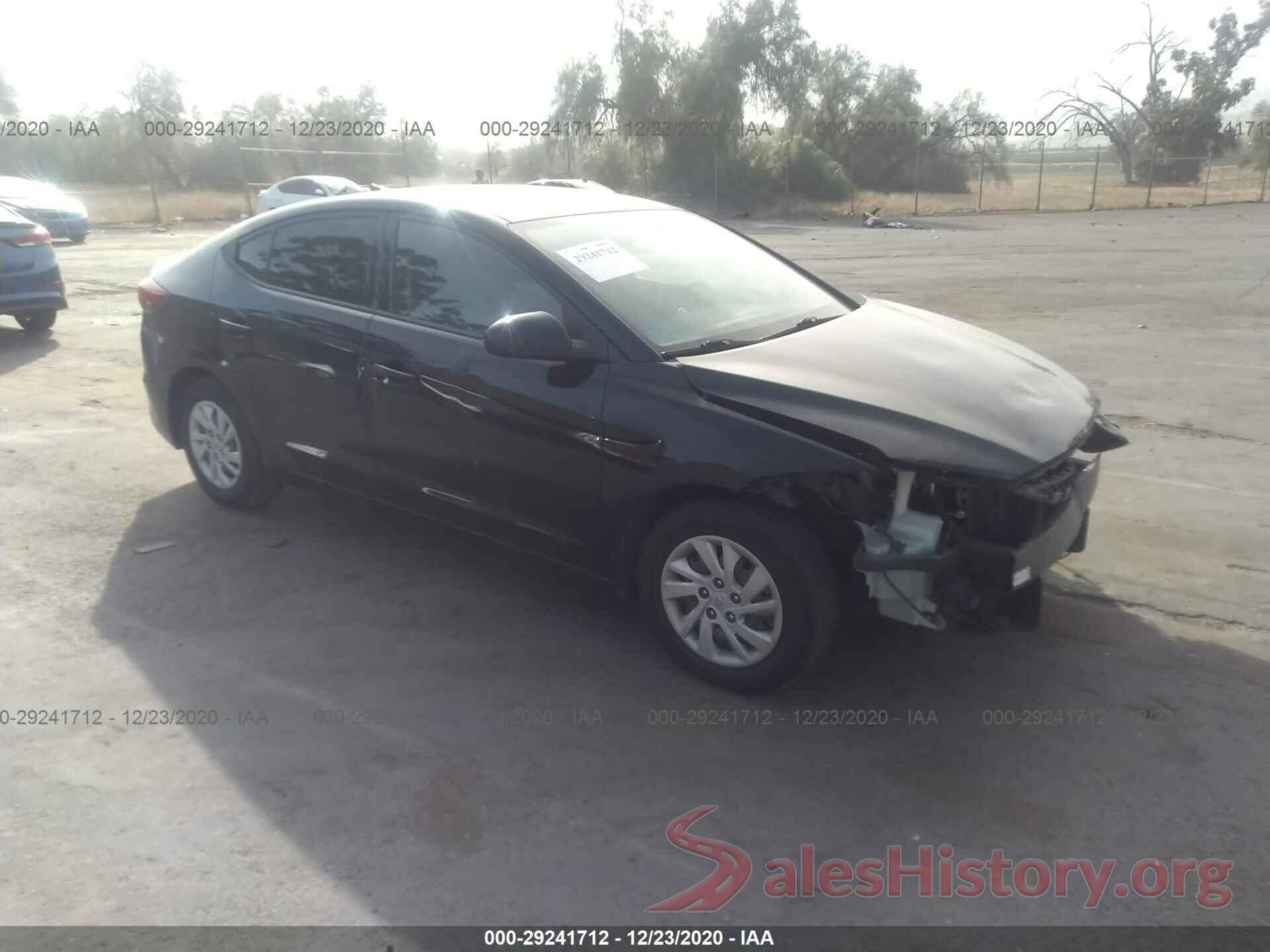 5NPD74LF4HH191389 2017 HYUNDAI ELANTRA