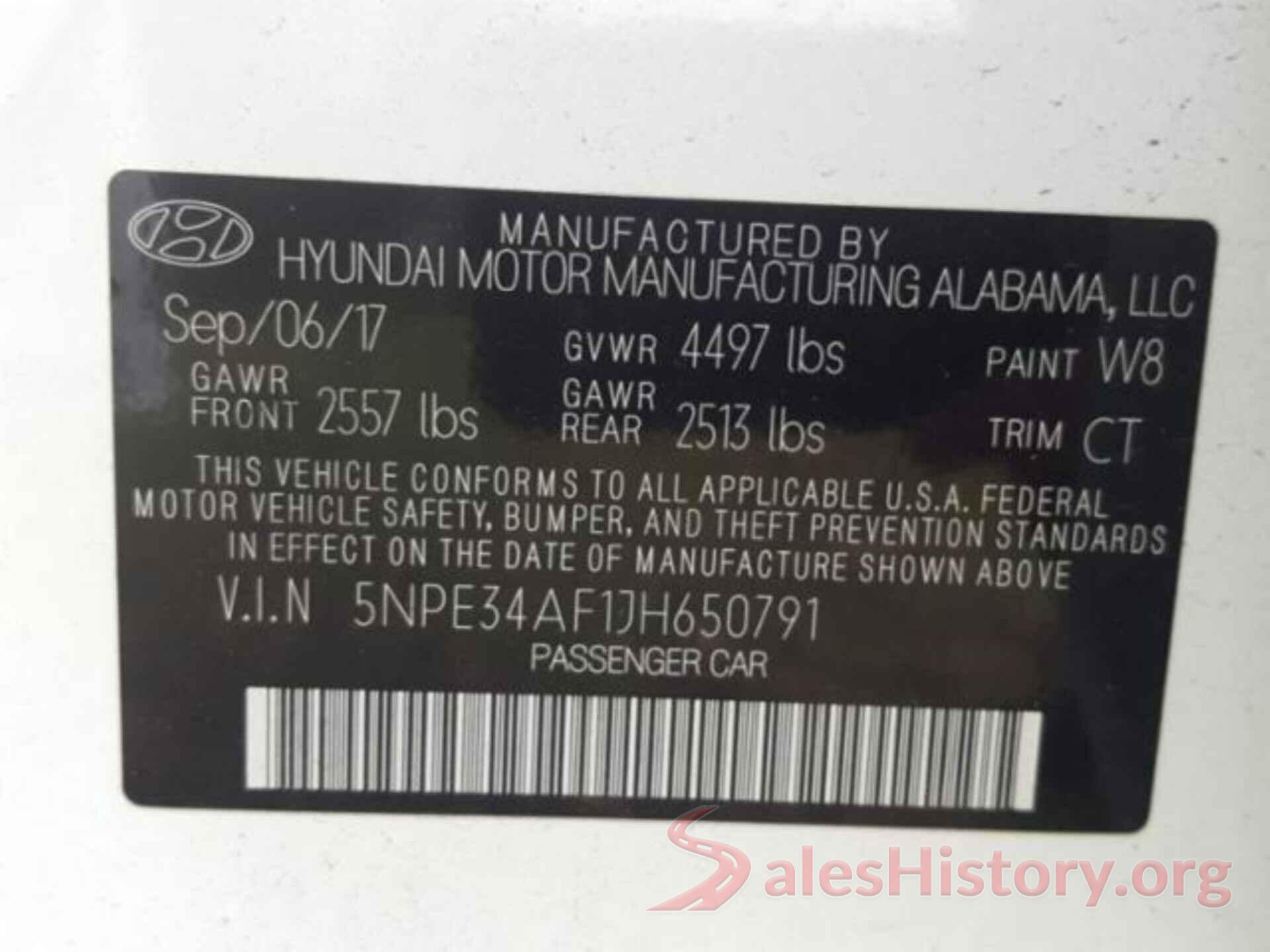 5NPE34AF1JH650791 2018 HYUNDAI SONATA