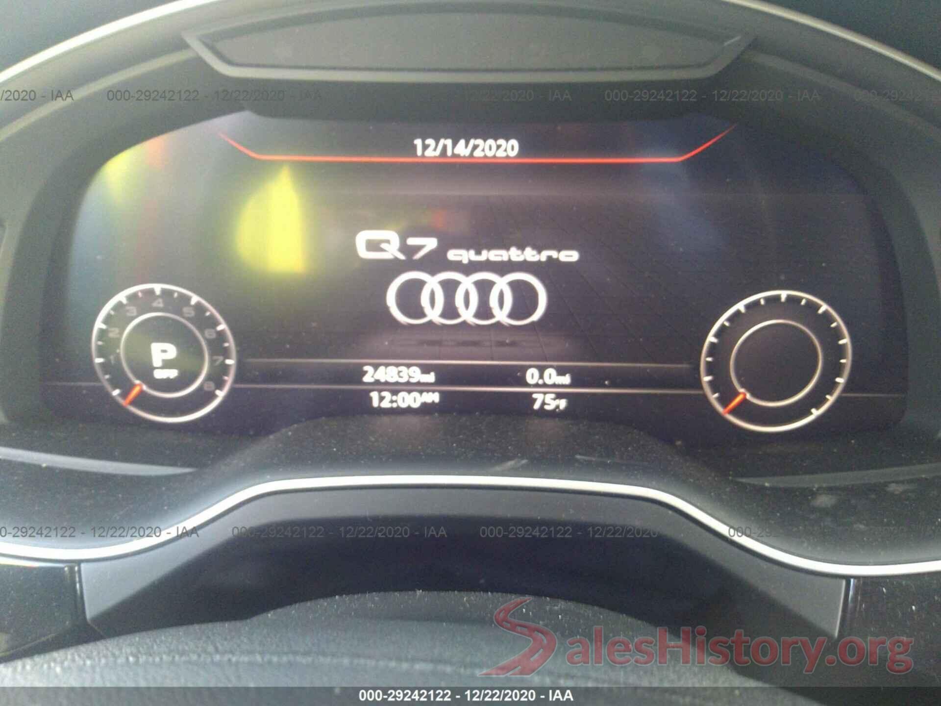 WA1LAAF78KD043186 2019 AUDI Q7