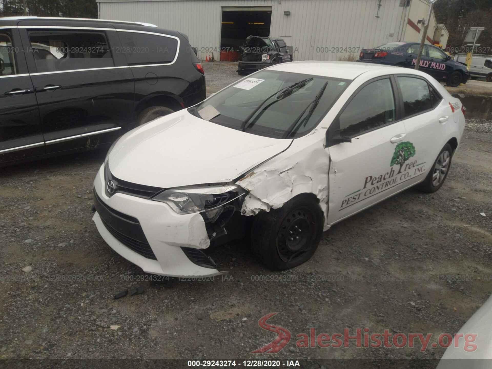 2T1BURHE2GC594107 2016 TOYOTA COROLLA