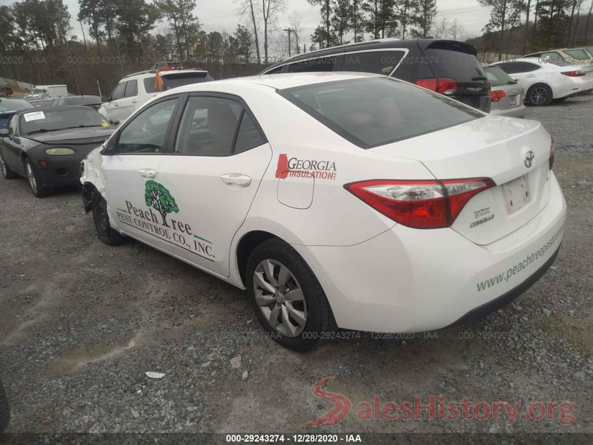 2T1BURHE2GC594107 2016 TOYOTA COROLLA