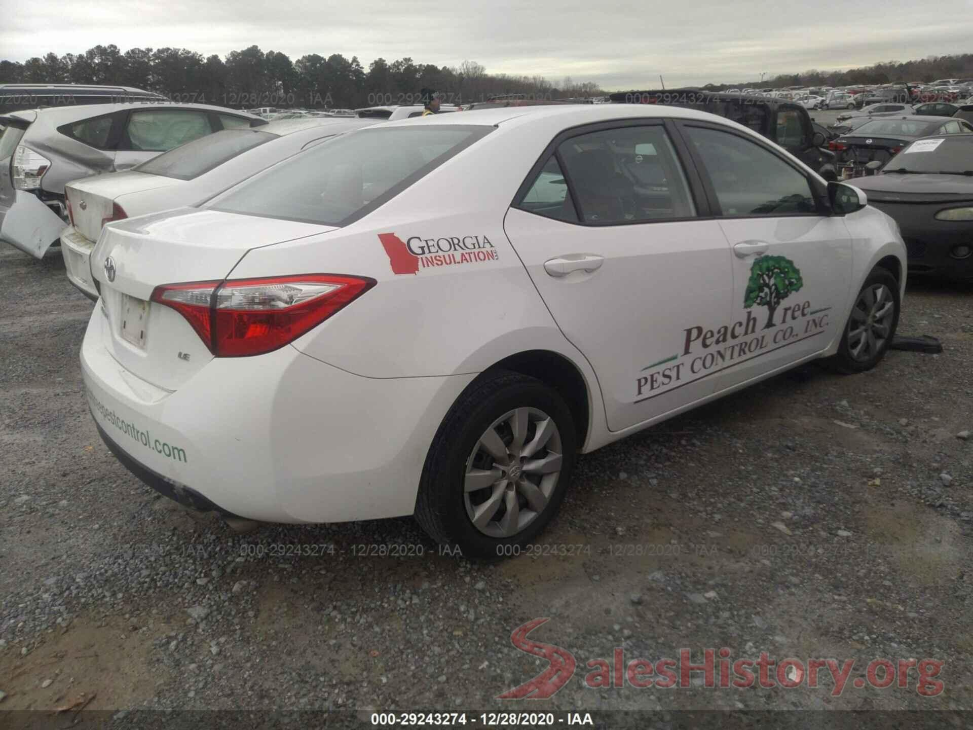 2T1BURHE2GC594107 2016 TOYOTA COROLLA