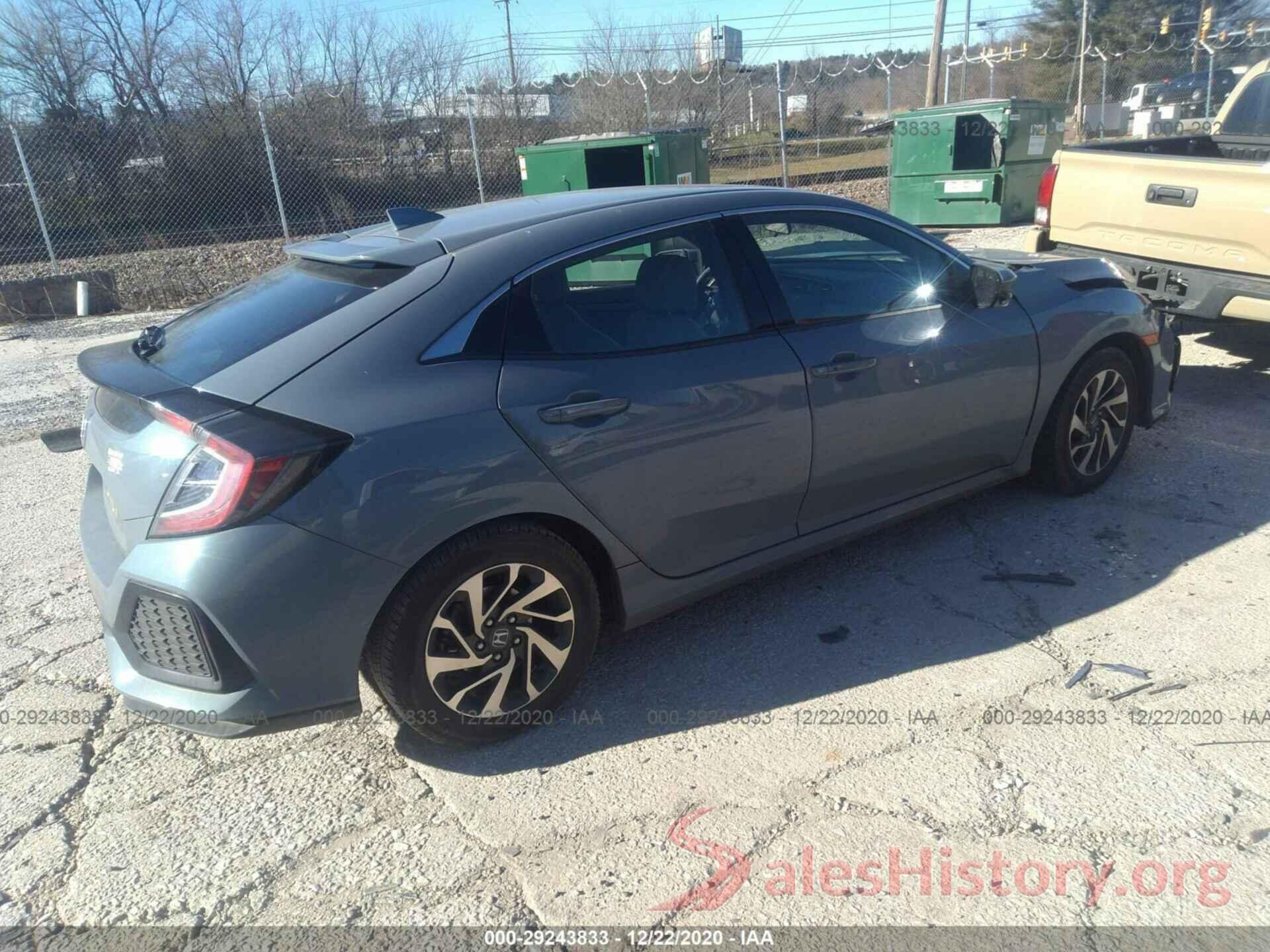 SHHFK7H50HU200823 2017 HONDA CIVIC HATCHBACK