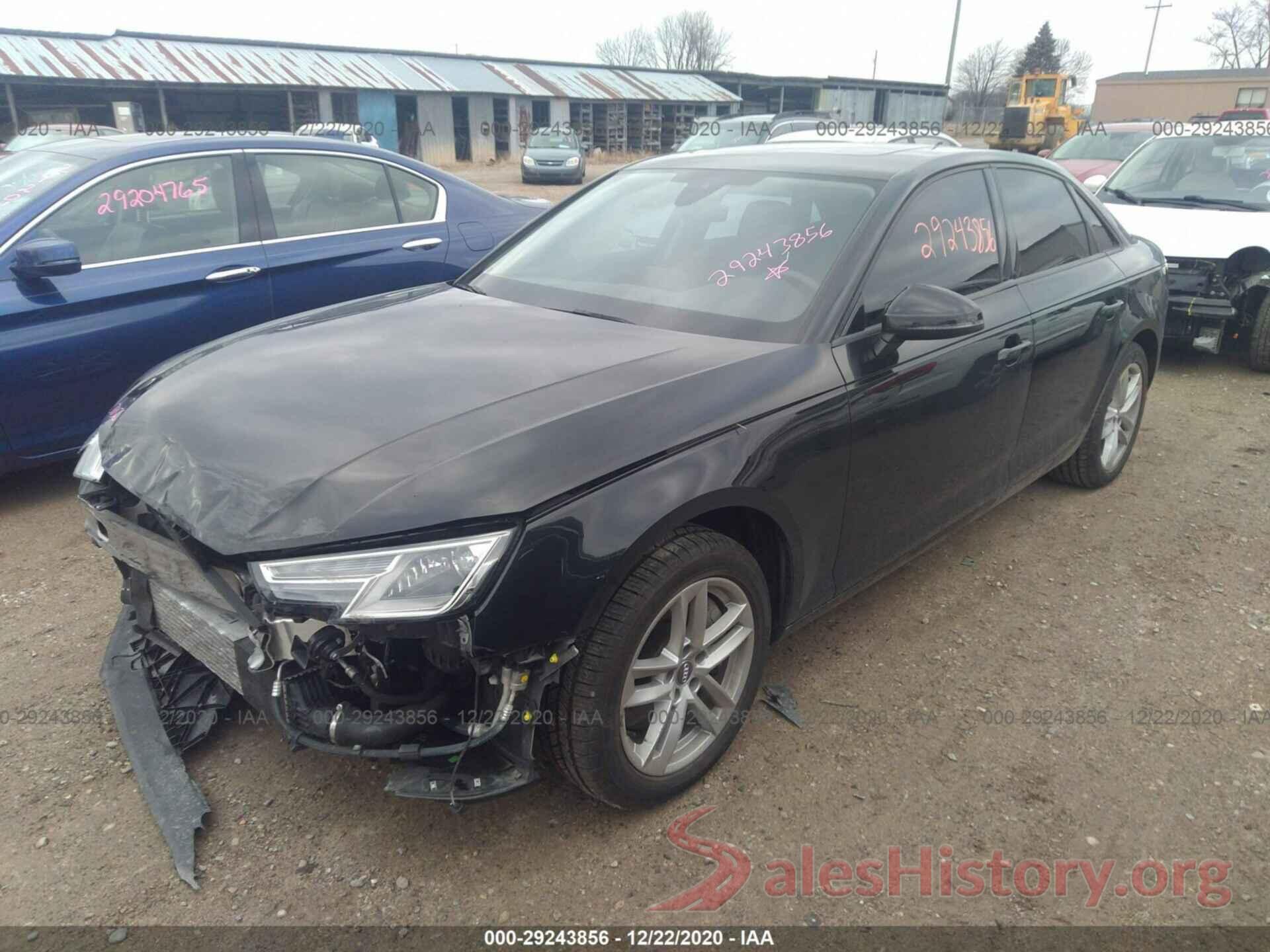 WAUANAF42HN013558 2017 AUDI A4