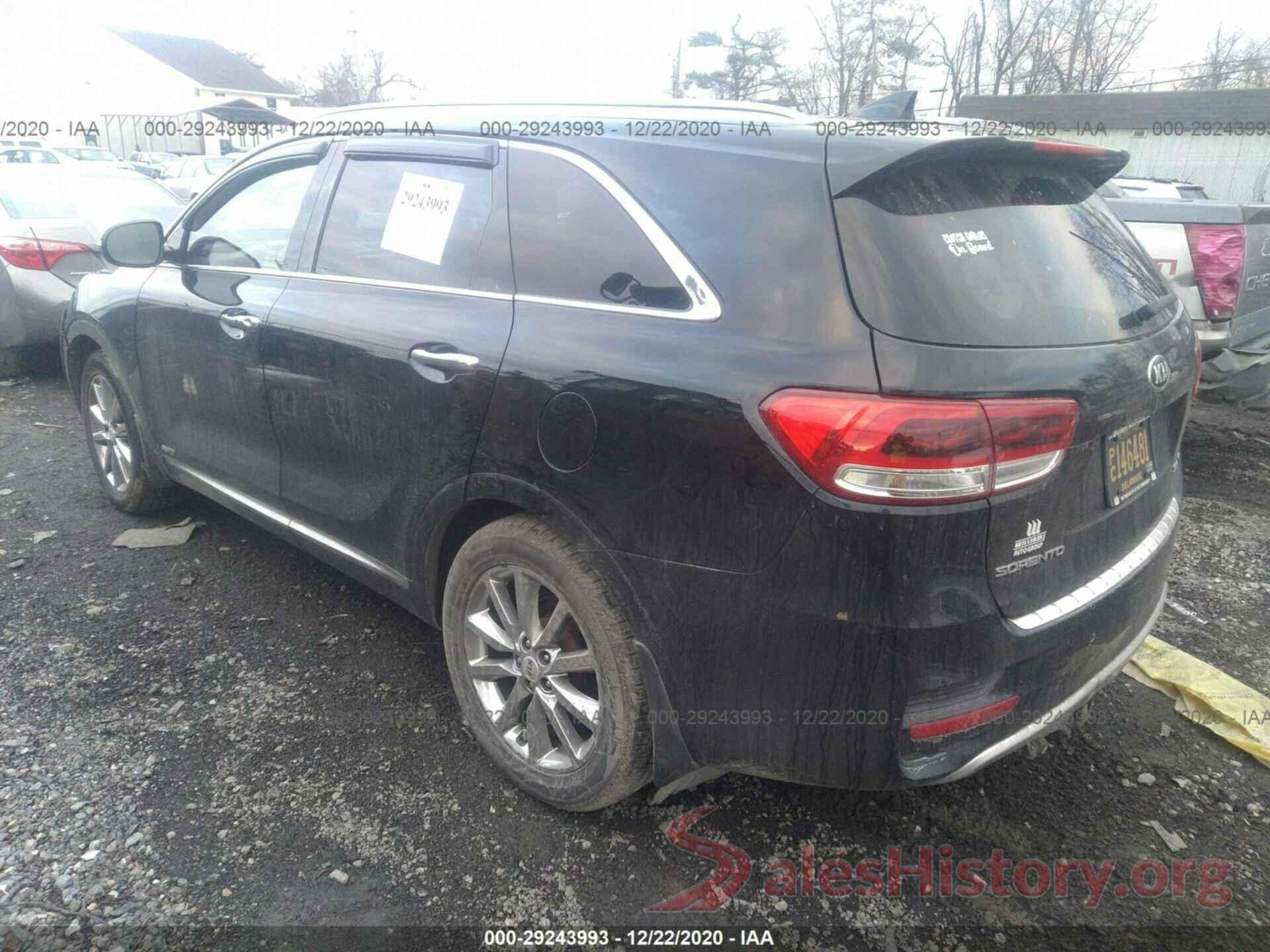 5XYPKDA58GG092411 2016 KIA SORENTO