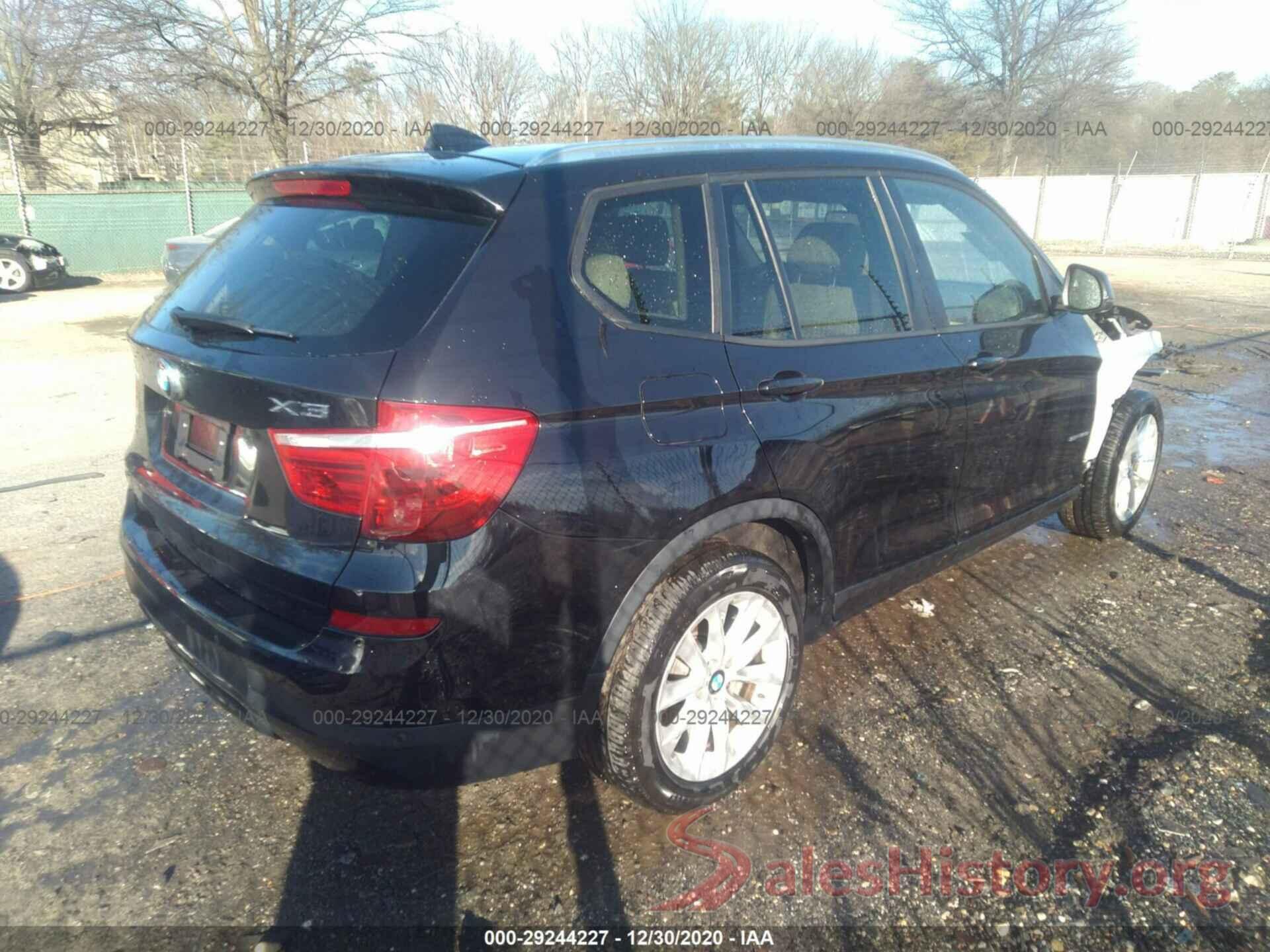 5UXWZ7C57G0T43185 2016 BMW X3