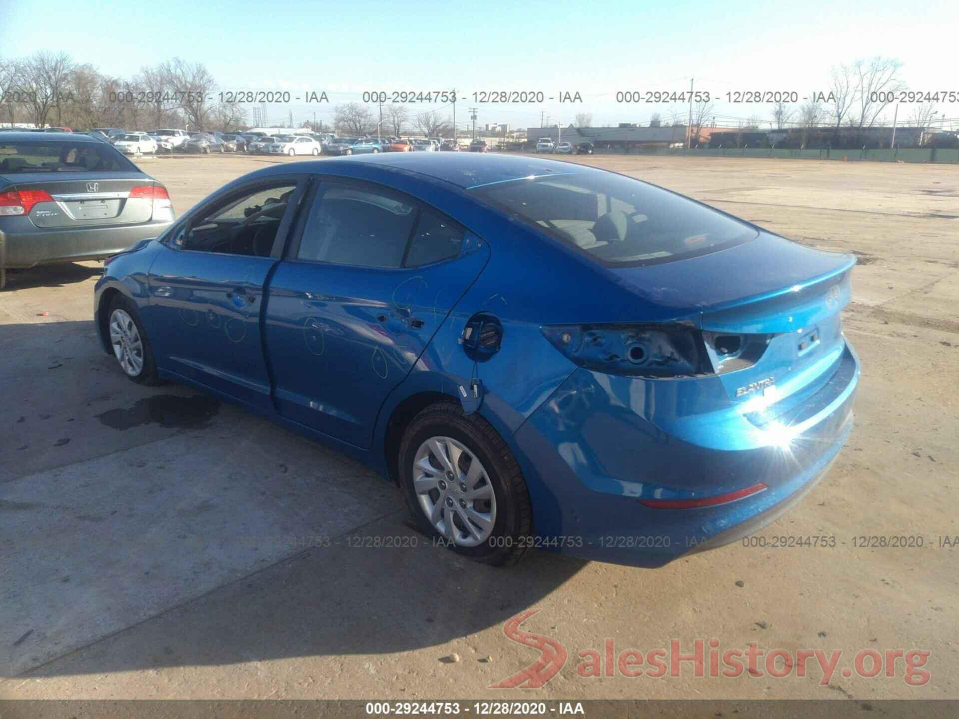 5NPD74LF9HH136405 2017 HYUNDAI ELANTRA