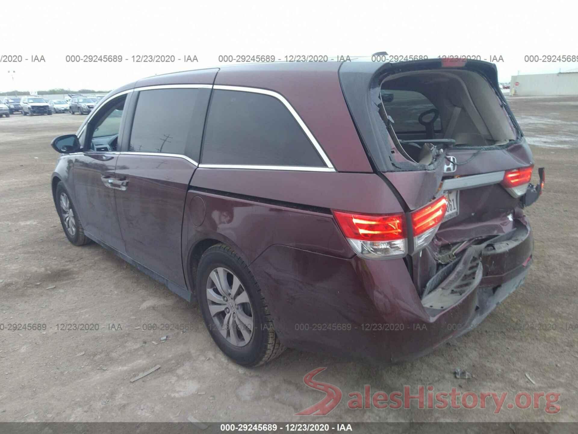 5FNRL5H61GB111169 2016 HONDA ODYSSEY