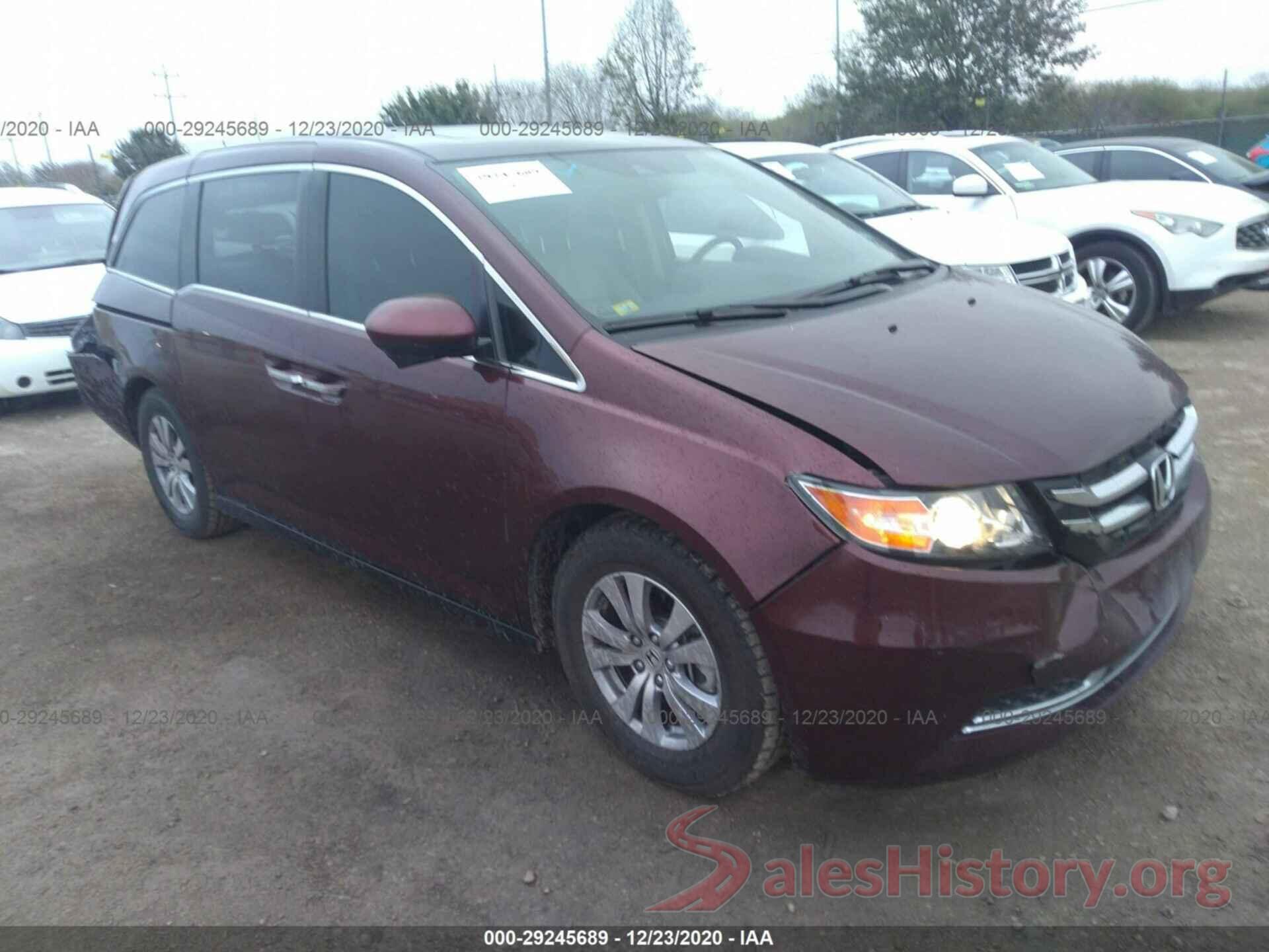 5FNRL5H61GB111169 2016 HONDA ODYSSEY