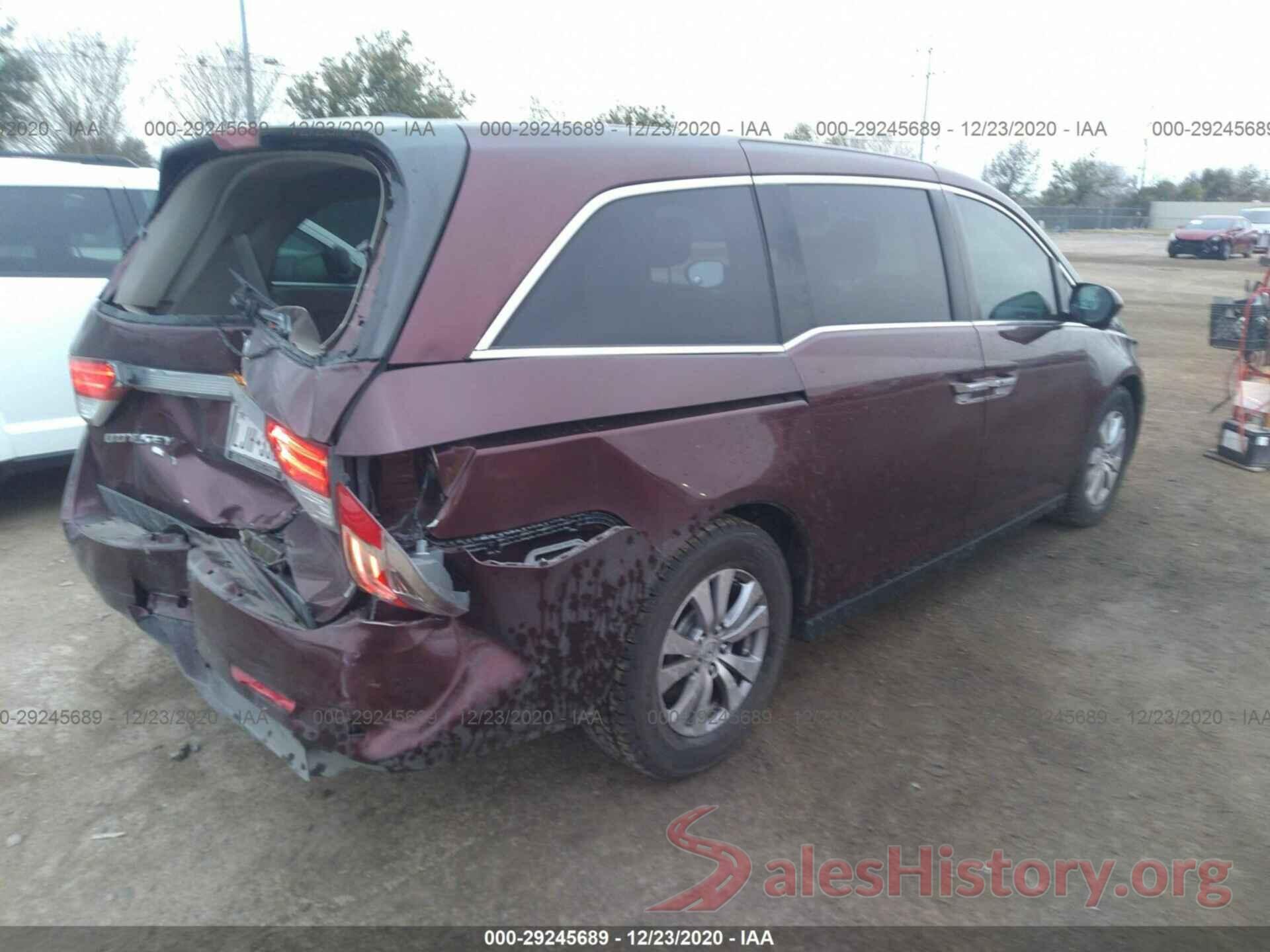 5FNRL5H61GB111169 2016 HONDA ODYSSEY